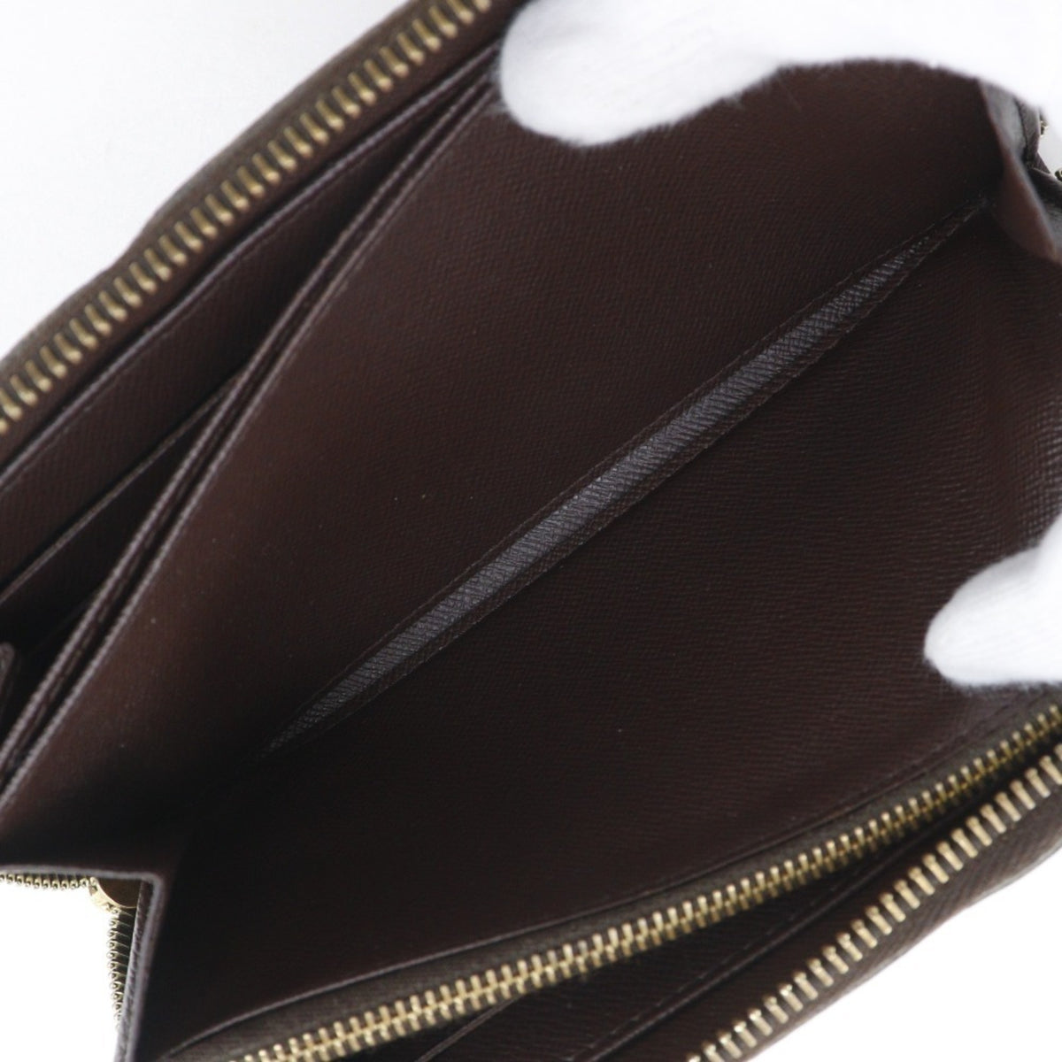 Louis Vuitton Damier Brown Damier Canvas Long Wallet (Bi-Fold) (Pre-Owned)