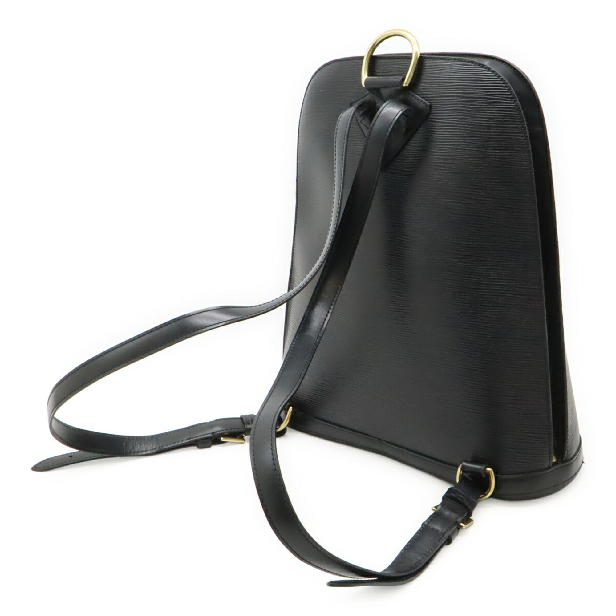 Louis Vuitton Black Noir Epi Leather Backpack Shoulder Bag (Pre-Owned)