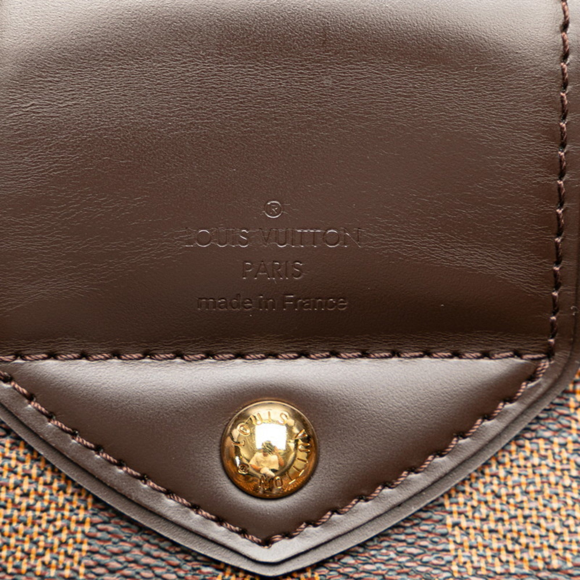 Louis Vuitton Brown Pvc Leather Pochette Pouch Shoulder Bag (Pre-Owned)