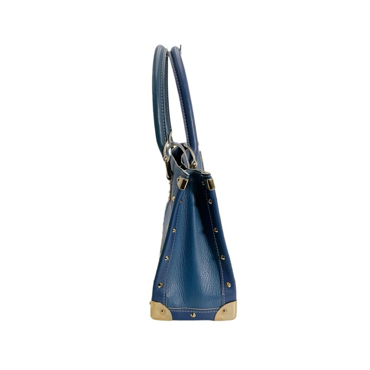 Louis Vuitton Blue Leather Handbag (Pre-Owned)