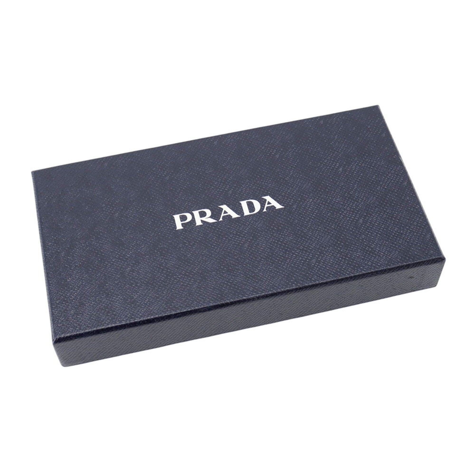 Prada Black Saffiano Long Wallet (Bi-Fold) (Pre-Owned)