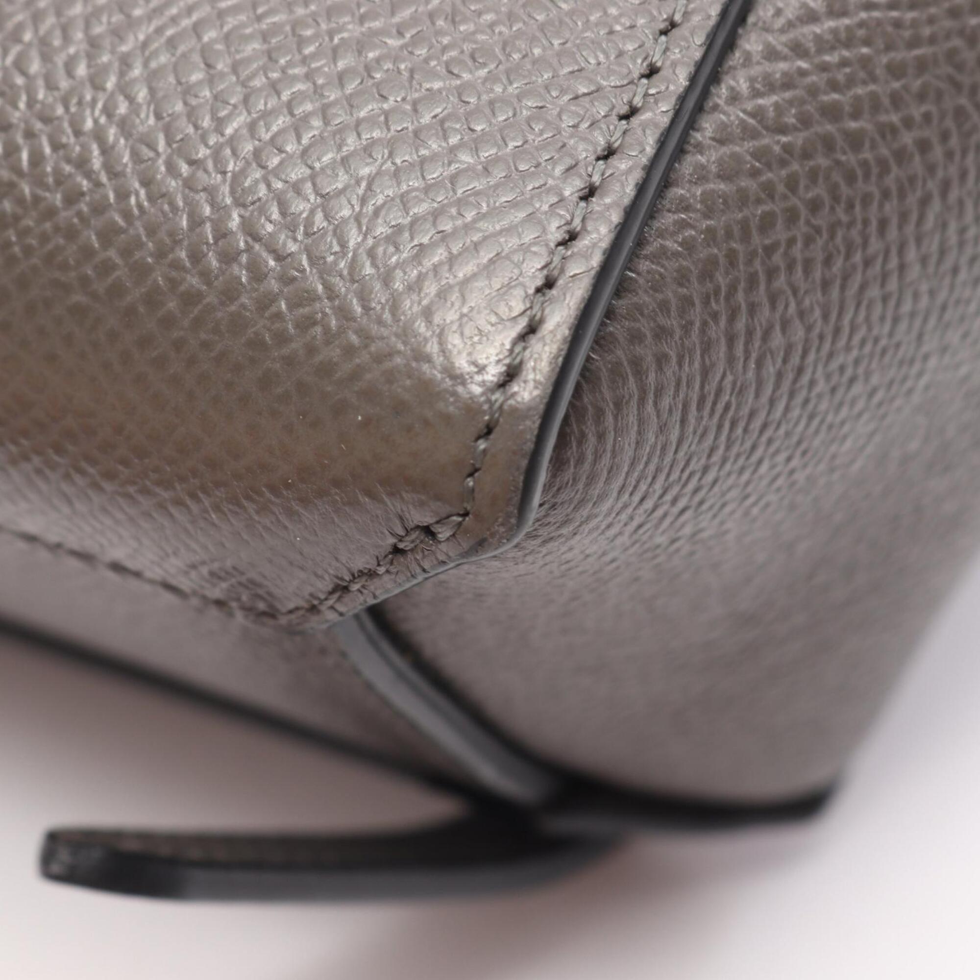 Celine Gray Leather Handbag (Pre-Owned)
