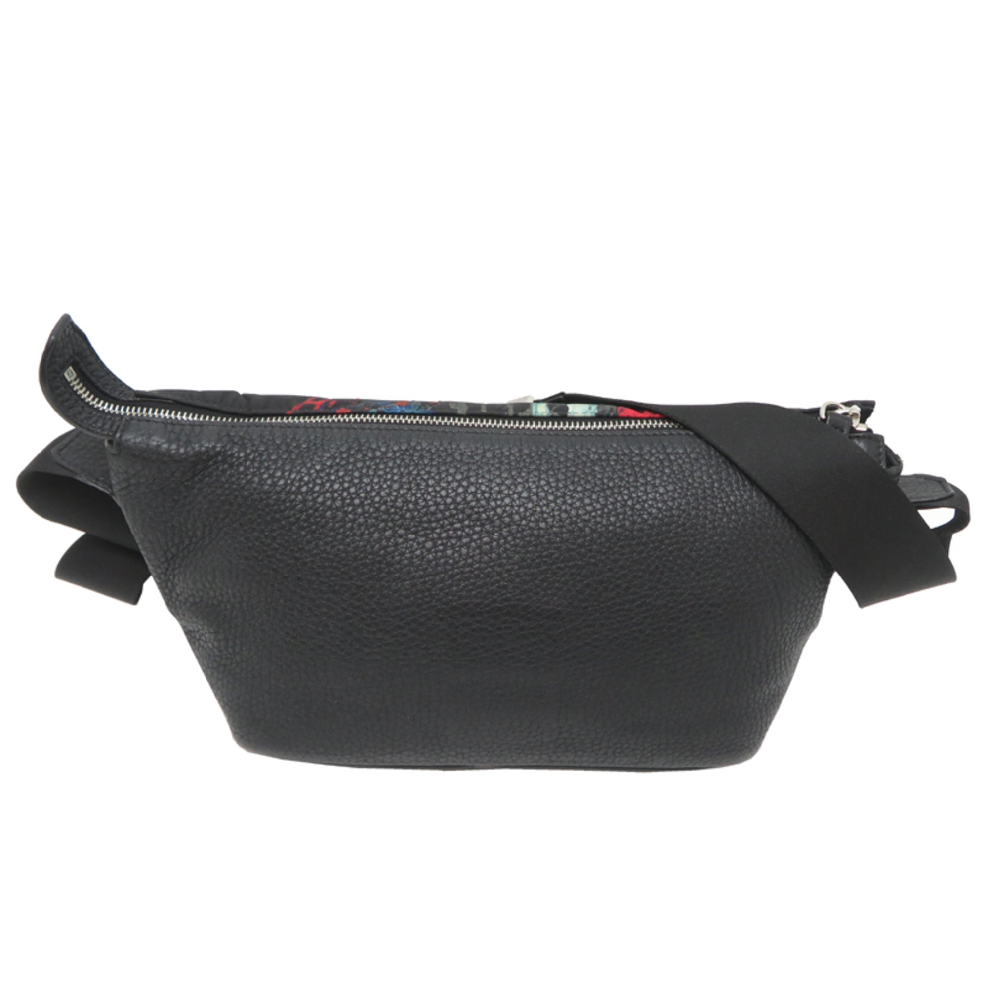 Fendi Black Leather Sling Bag (Pre-Owned)