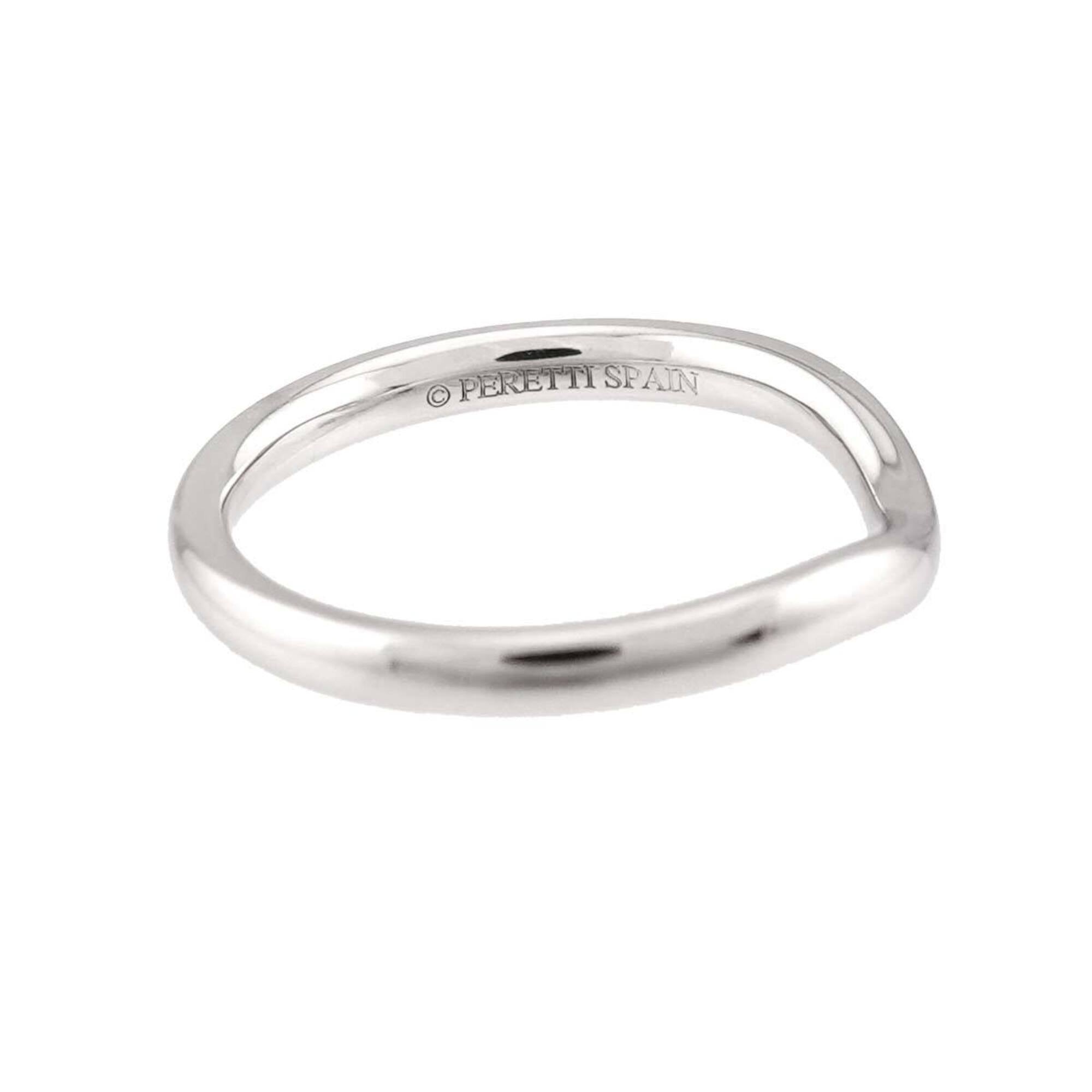 Tiffany Silver Platinum 950 Band Ring (Pre-Owned)