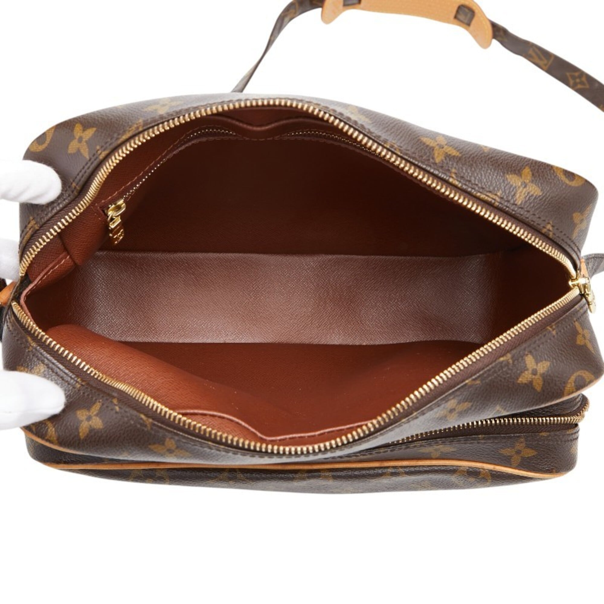 Louis Vuitton Brown Pvc Leather Shoulder Bag (Pre-Owned)