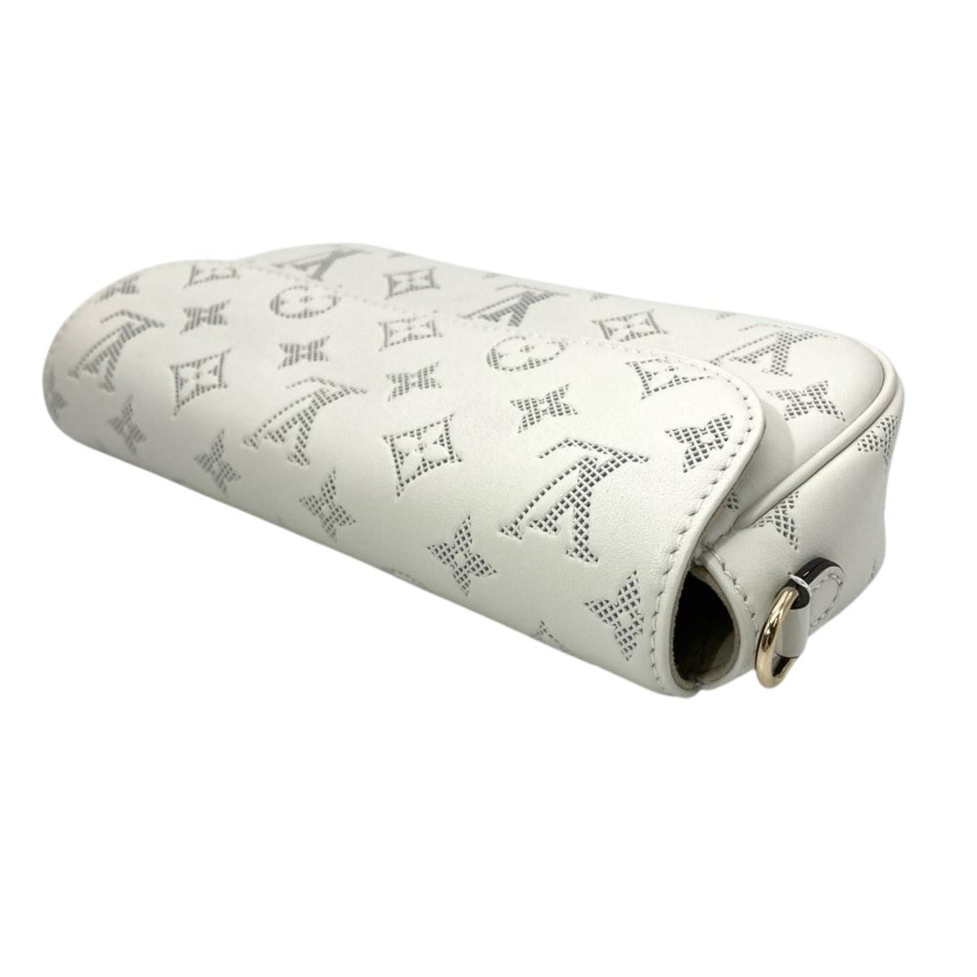 Louis Vuitton White Leather Shoulder Bag (Pre-Owned)