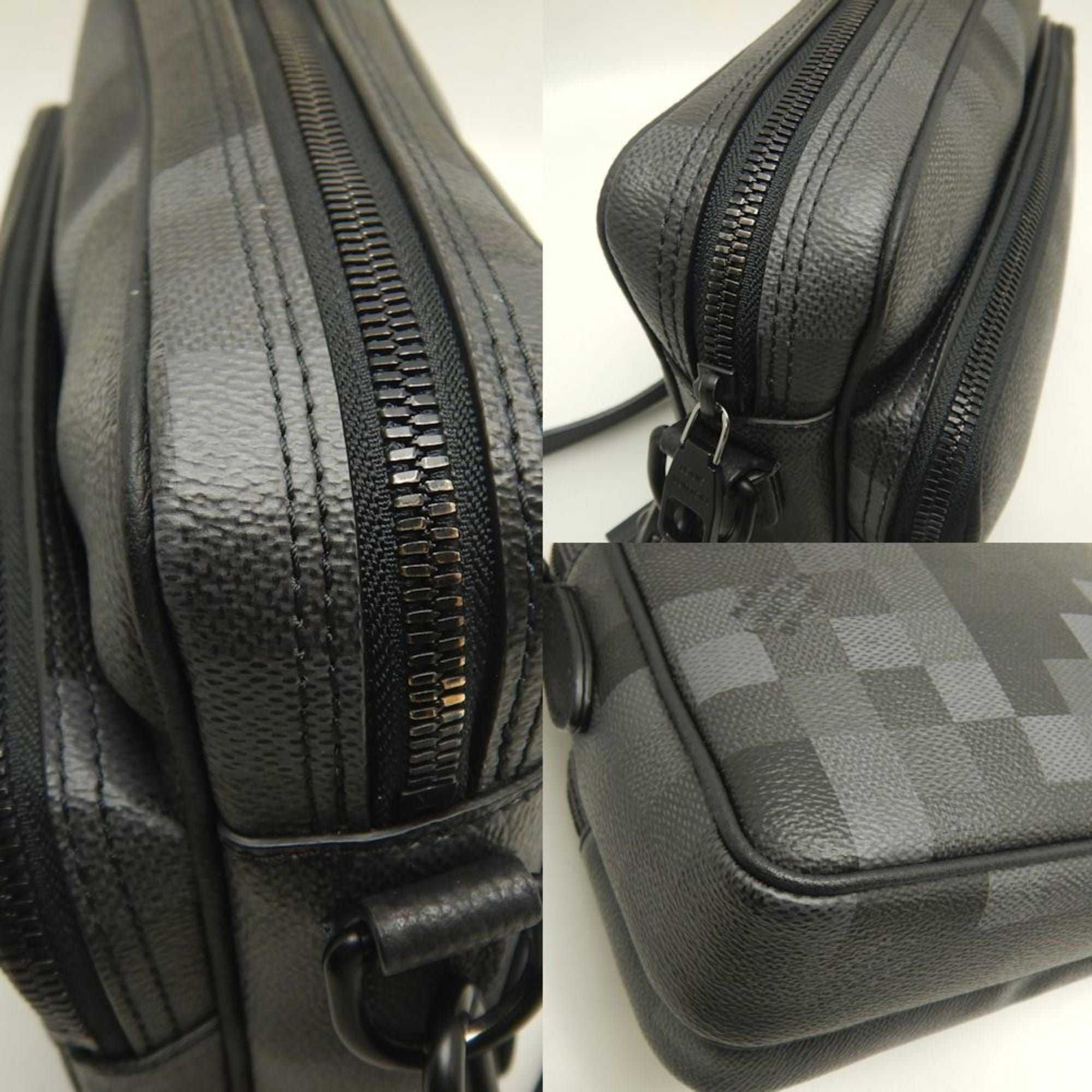 Louis Vuitton Black Noir Pvc Shoulder Bag (Pre-Owned)