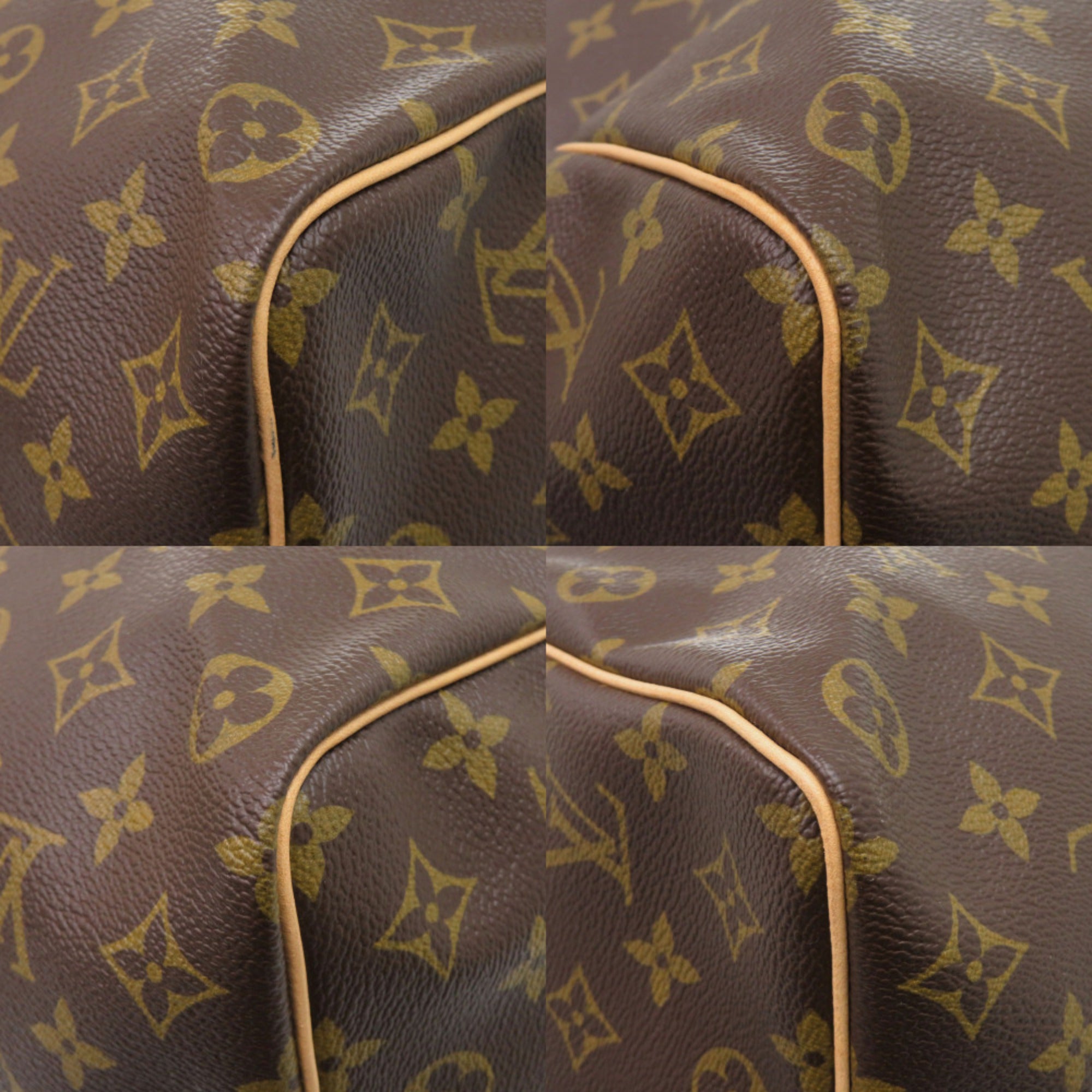 Louis Vuitton Monogram Brown Monogram Canvas Boston Bag (Pre-Owned)