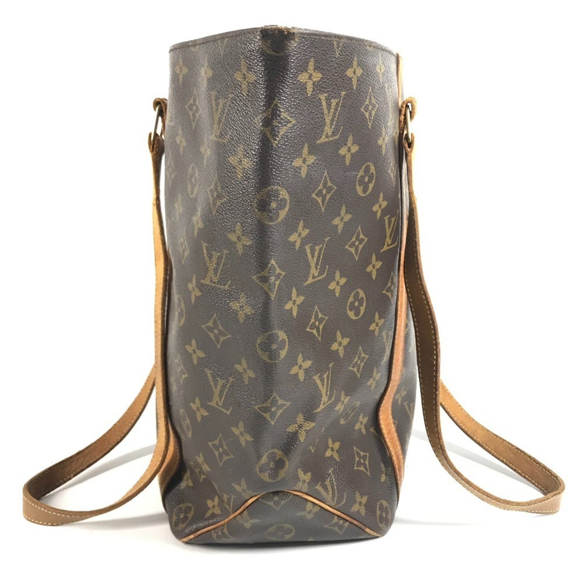 Louis Vuitton Brown Galle Monogram Shoulder Bag Tote Bag (Pre-Owned)