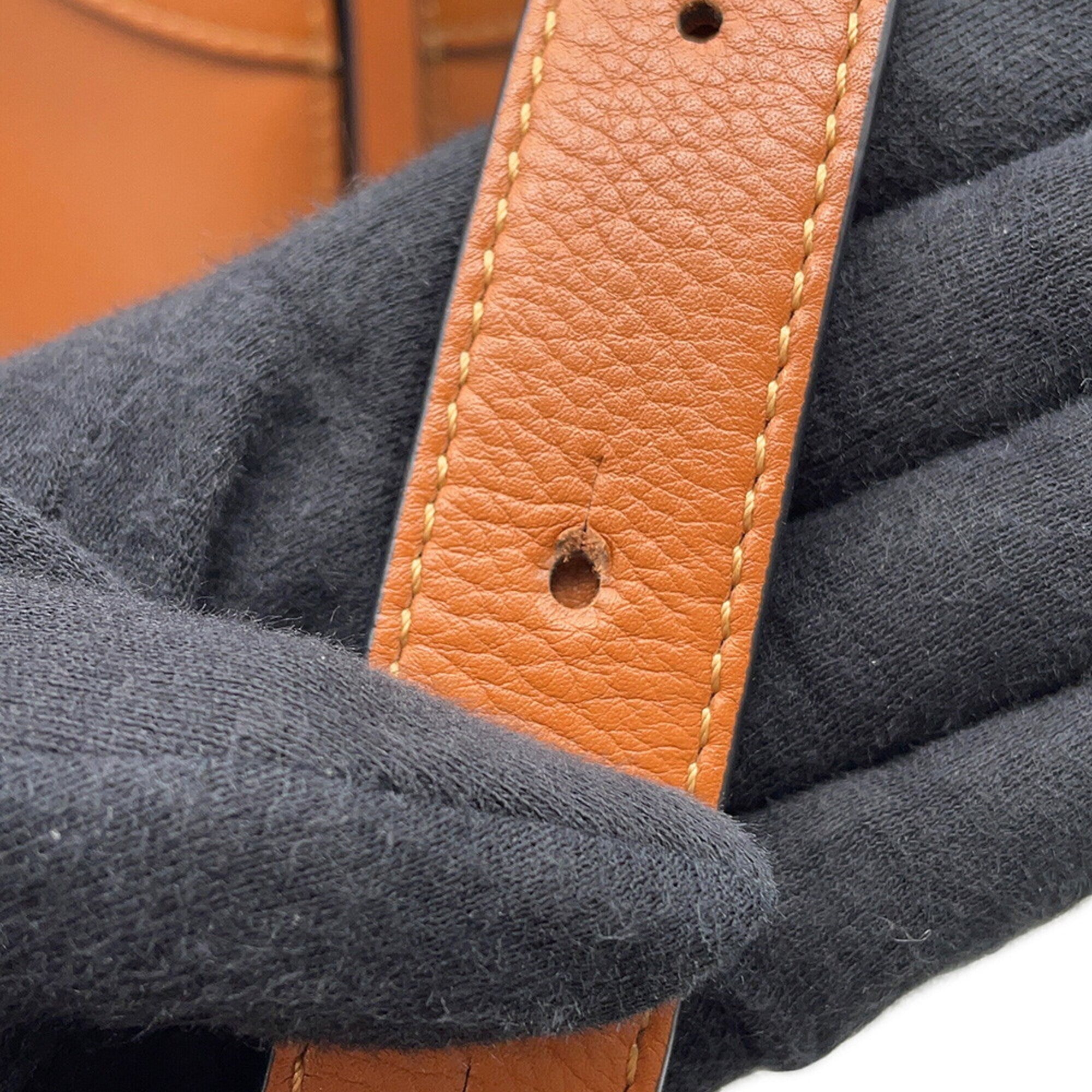 Loewe Hammock Brown Leather Handbag Shoulder Bag (Pre-Owned)