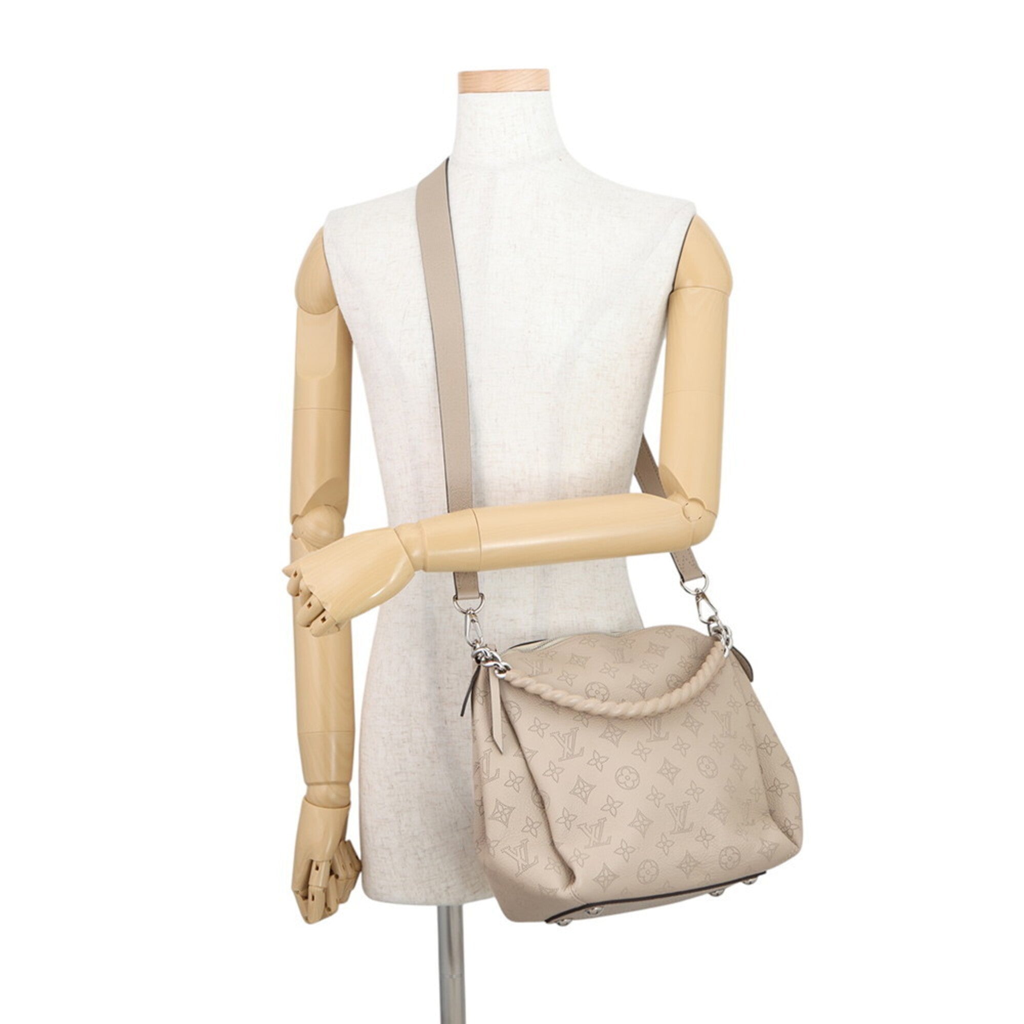 Louis Vuitton Galle Mahina Leather Handbag Shoulder Bag (Pre-Owned)