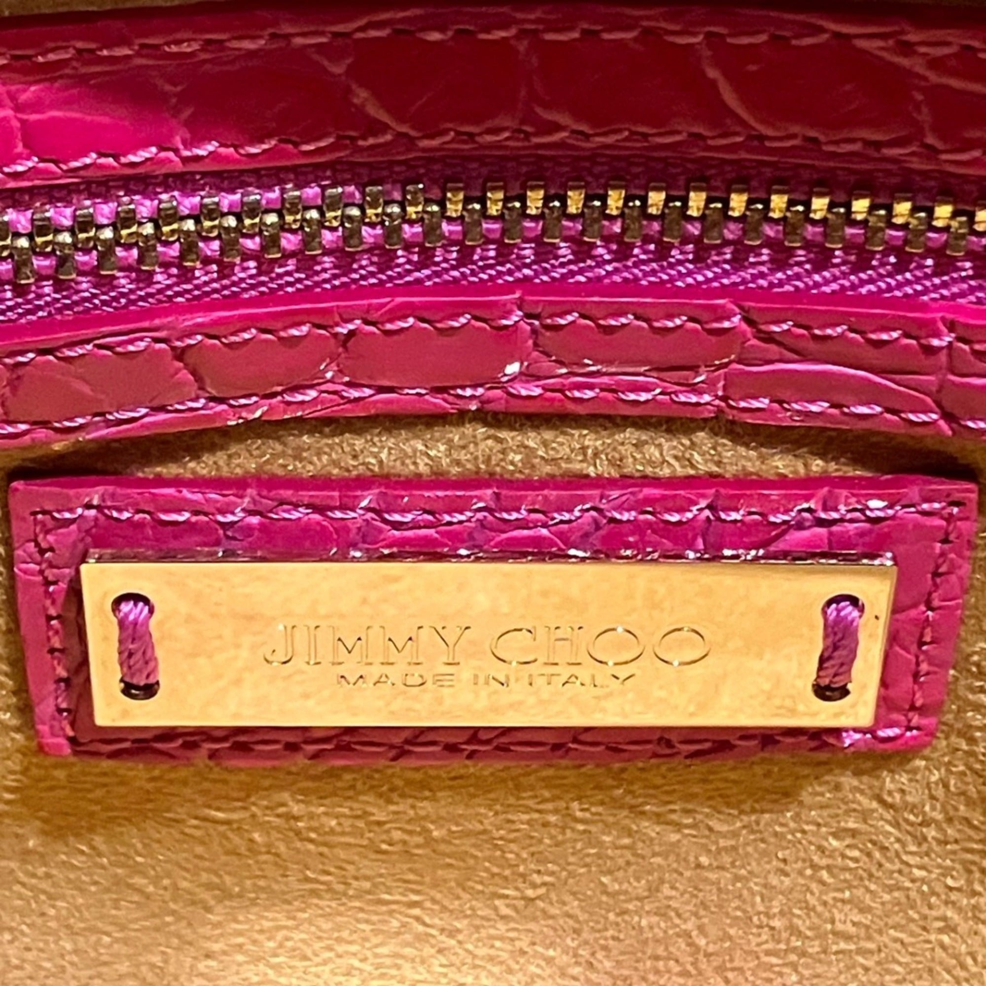 Jimmy Choo Pink Leather Handbag (Pre-Owned)