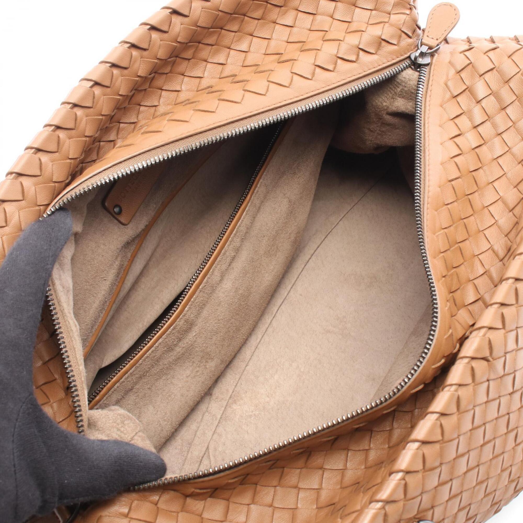 Bottega Veneta Brown Intrecciato Handbag Tote Bag (Pre-Owned)