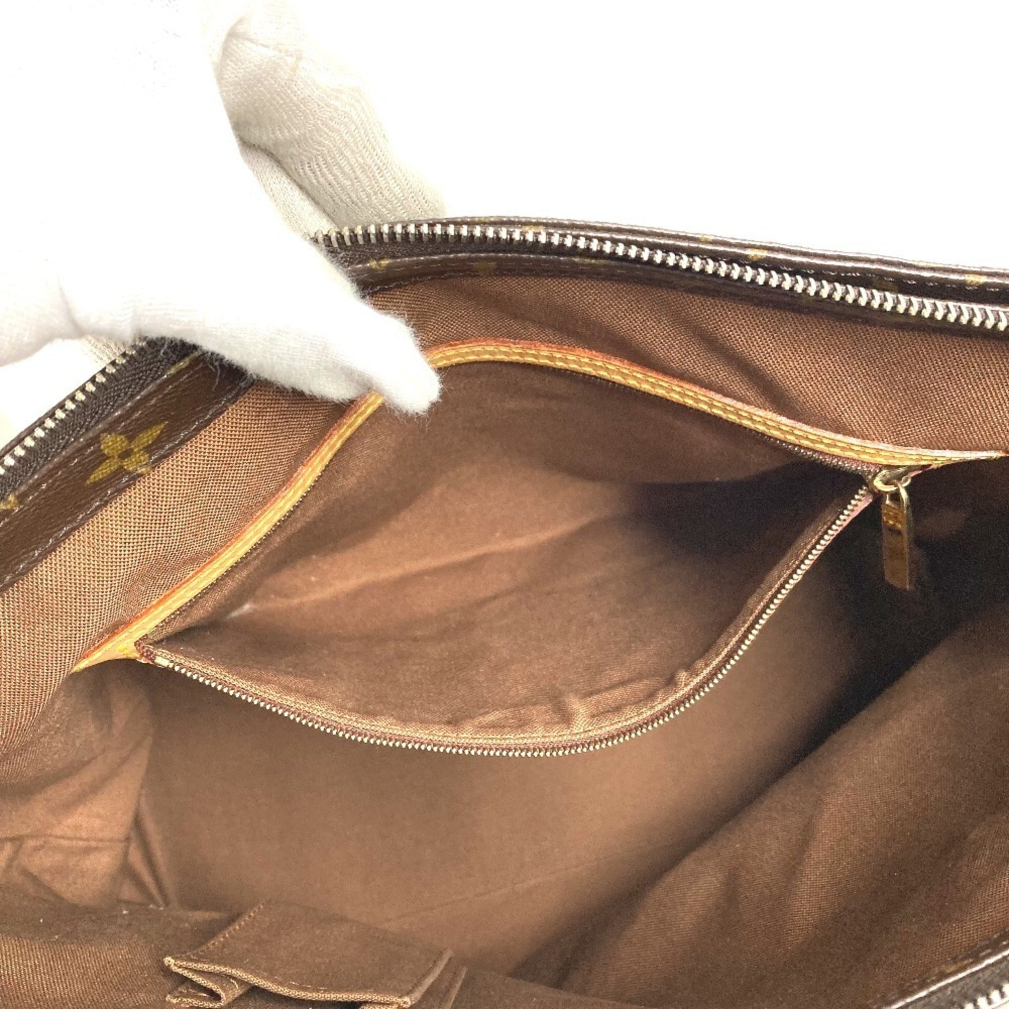 Louis Vuitton Brown Monogram Monogram Canvas Shoulder Bag Tote Bag (Pre-Owned)
