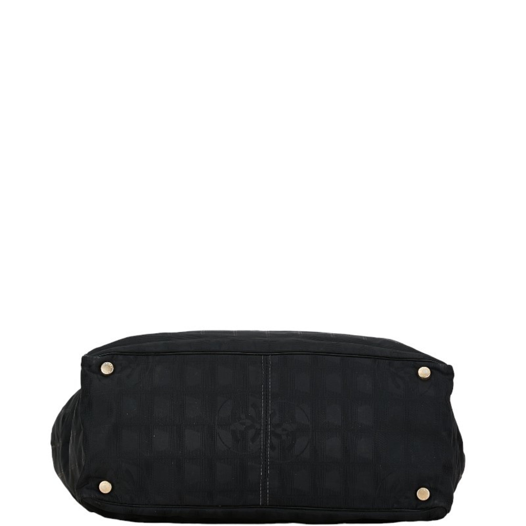 Chanel New Travel Line Black New Travel Line Pochette Pouch Tote Bag (Pre-Owned)