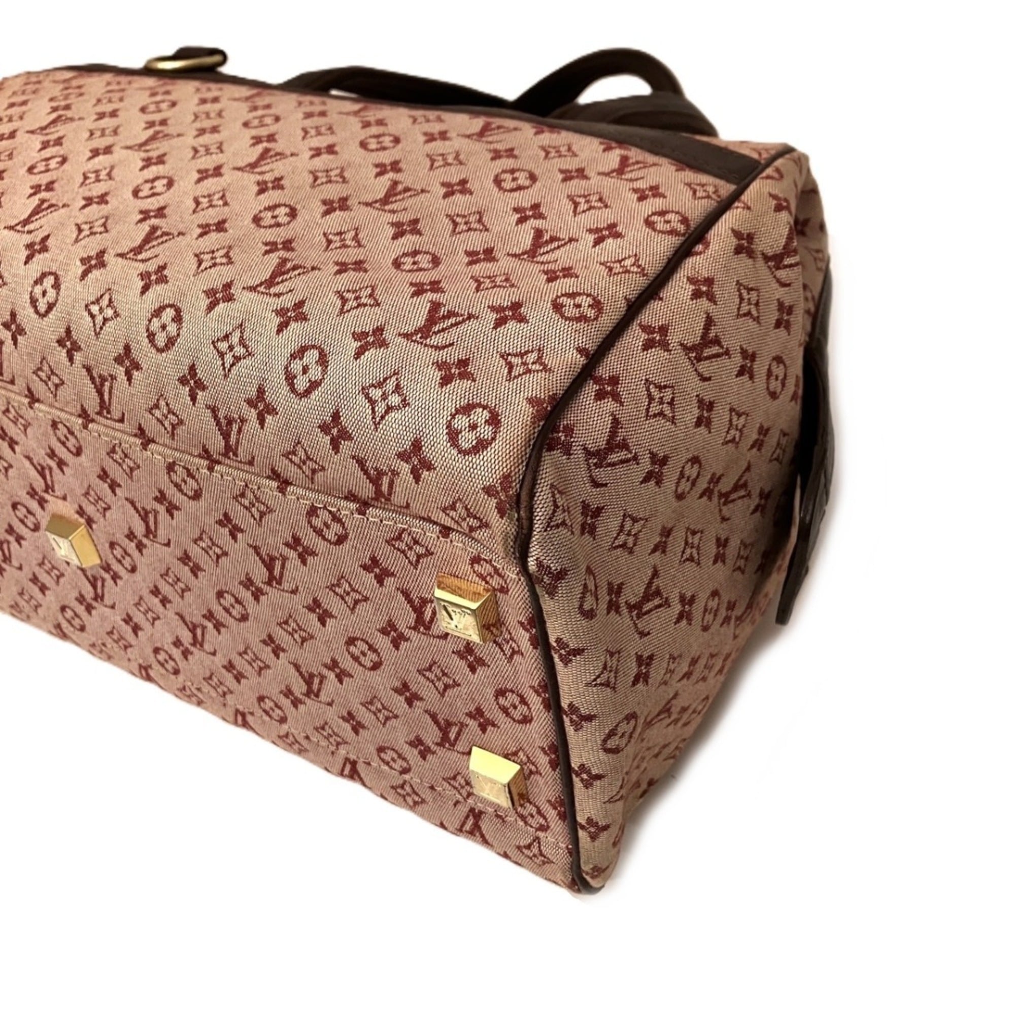 Louis Vuitton Monogram Mini Red Color Monogram Leather Handbag (Pre-Owned)