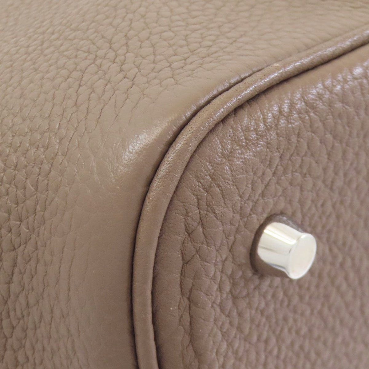 Hermes Picotin Etoupe Gray Handbag (Pre-Owned)