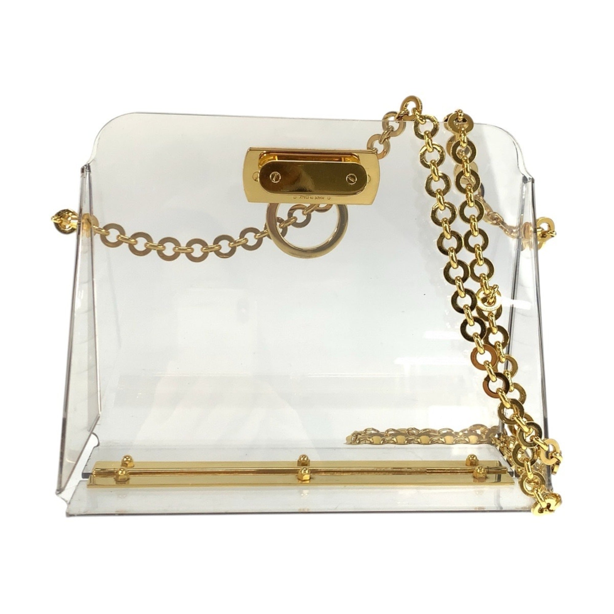 Salvatore Ferragamo Clear Plastic Shoulder Bag (Pre-Owned)
