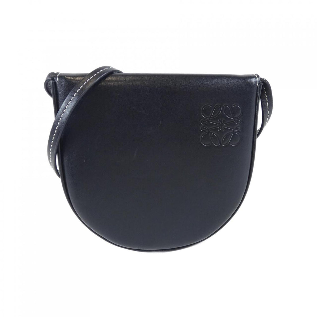 Loewe Black Leather Handbag Pouch Shoulder Bag (Pre-Owned)