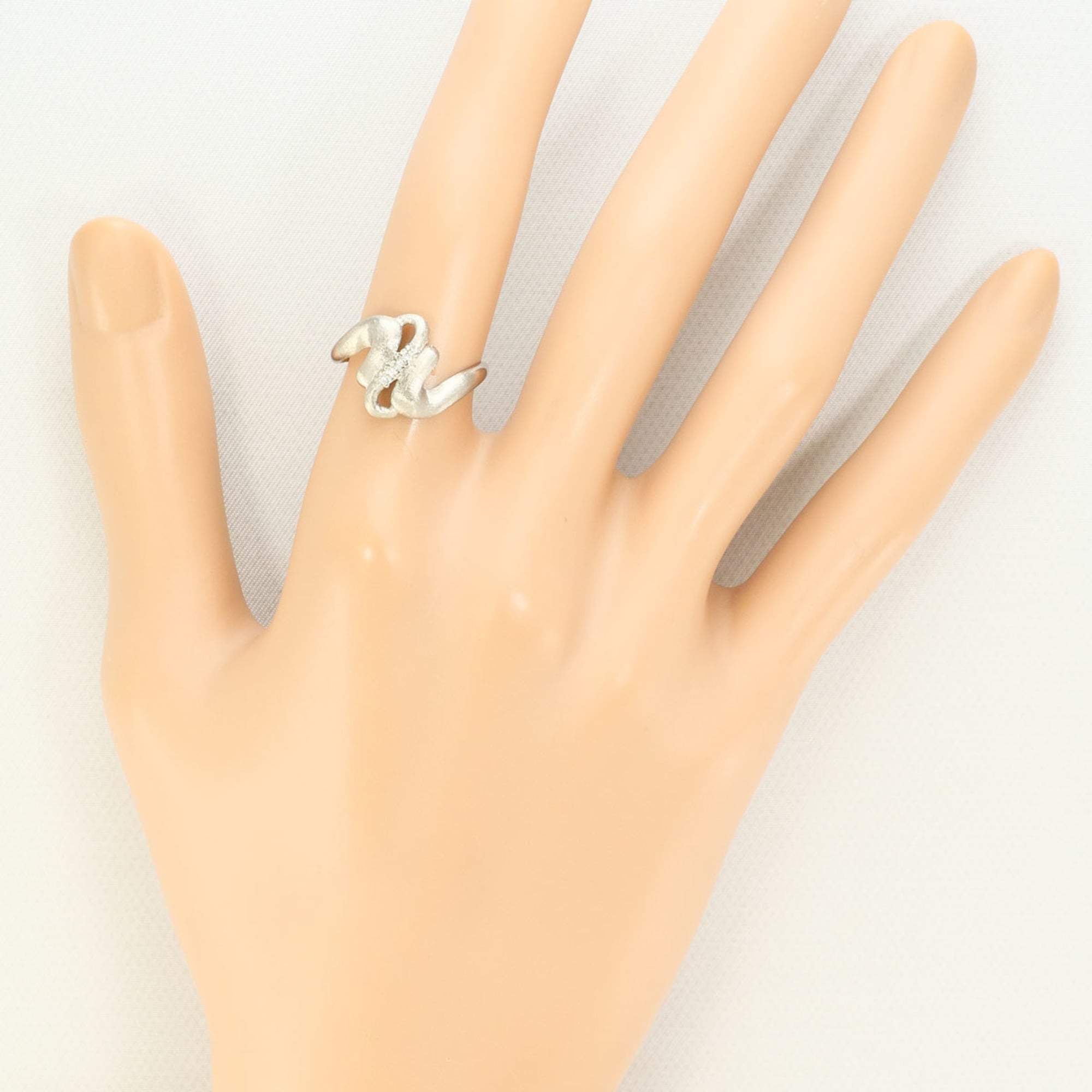 Unbranded White Gold White Gold (14K) Band Ring (Pre-Owned)