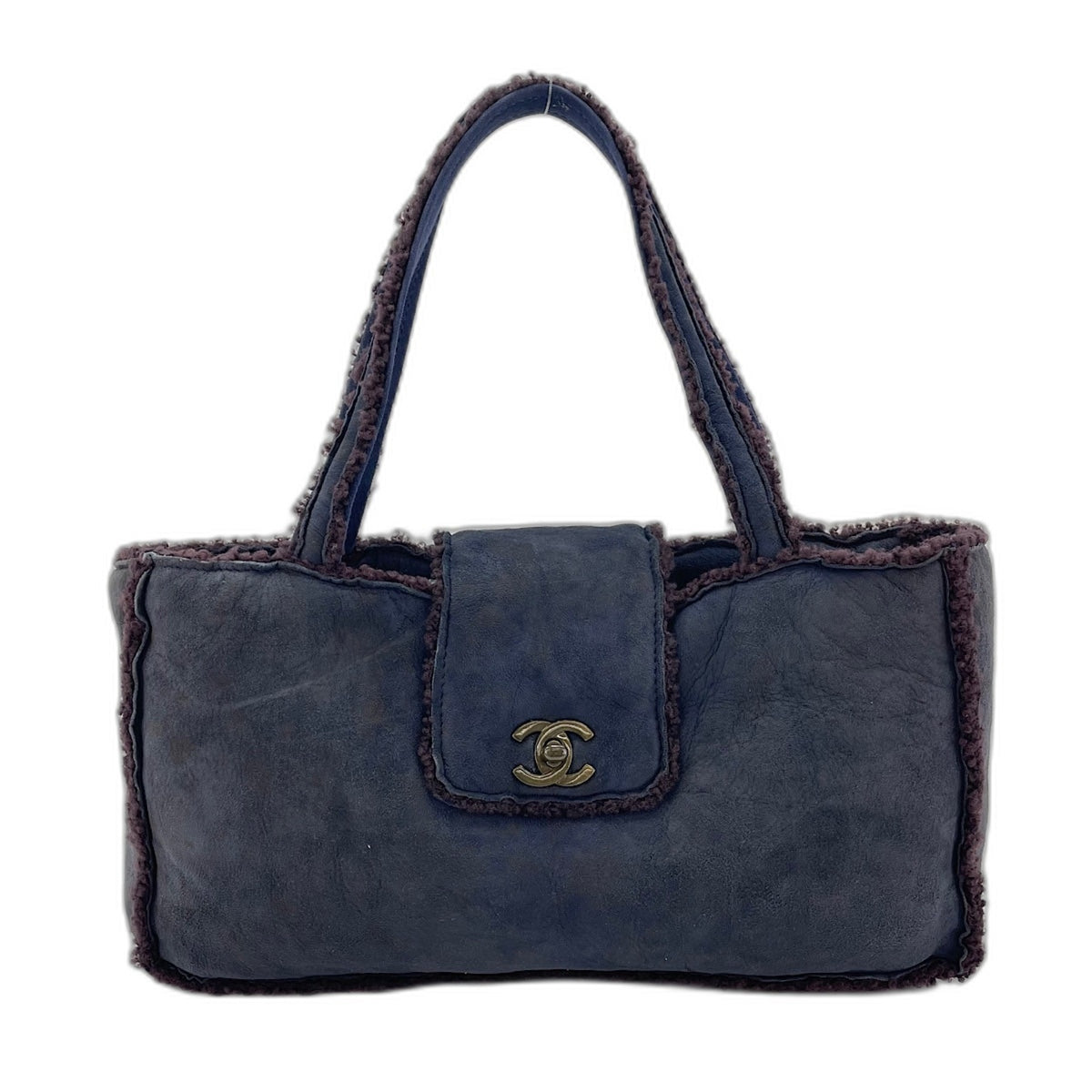 Chanel Navy Handbag (Pre-Owned)