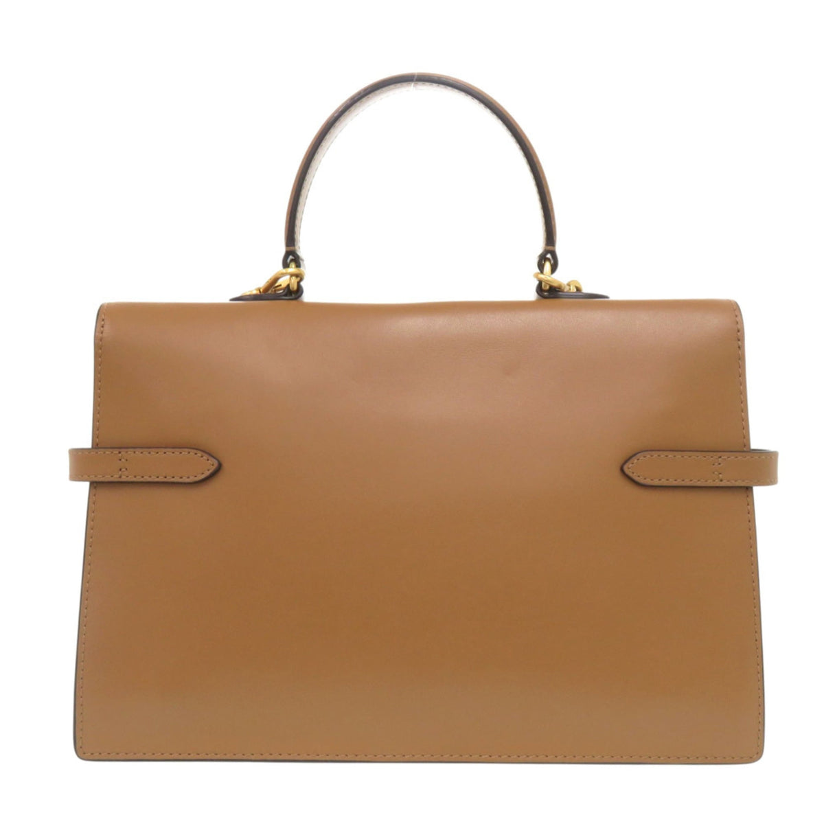 Ralph Lauren Brown Leather Handbag Shoulder Bag (Pre-Owned)