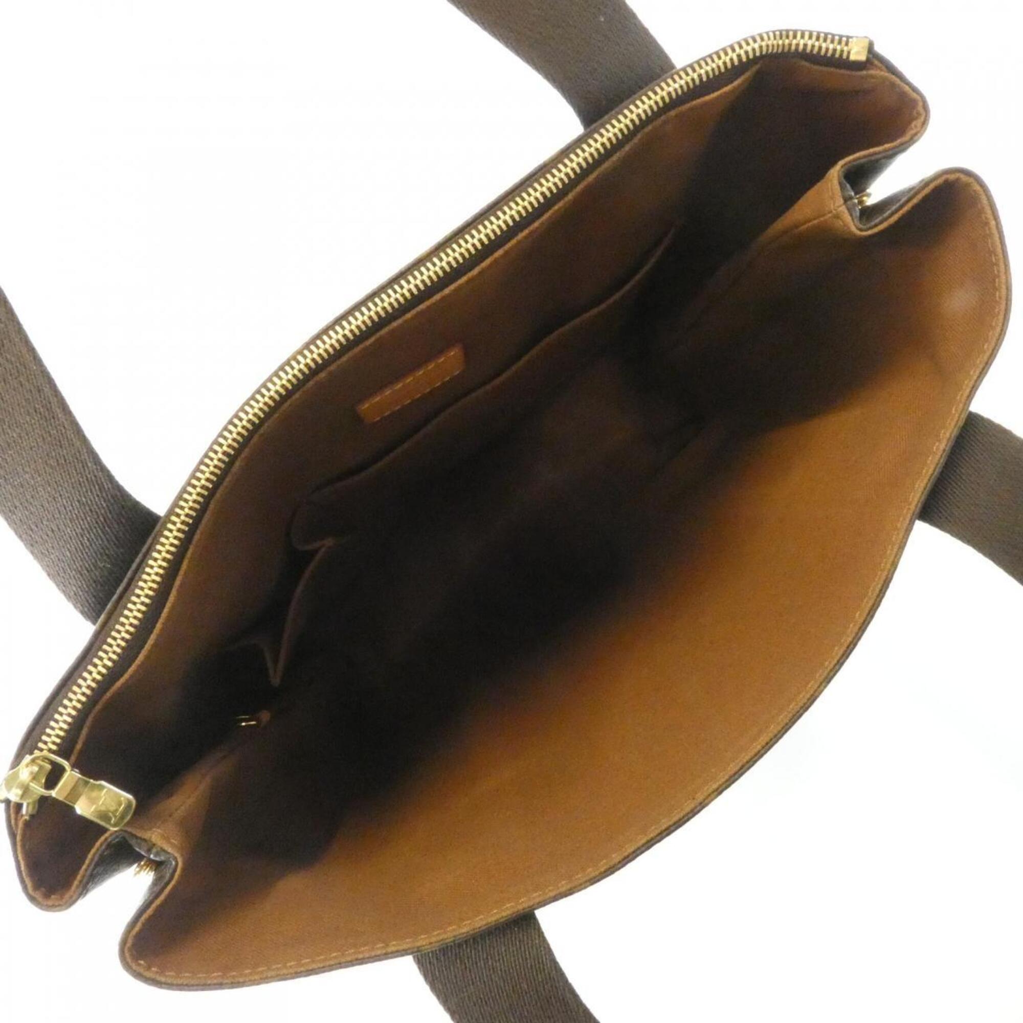 Louis Vuitton Marron Coated Canvas Handbag (Pre-Owned)