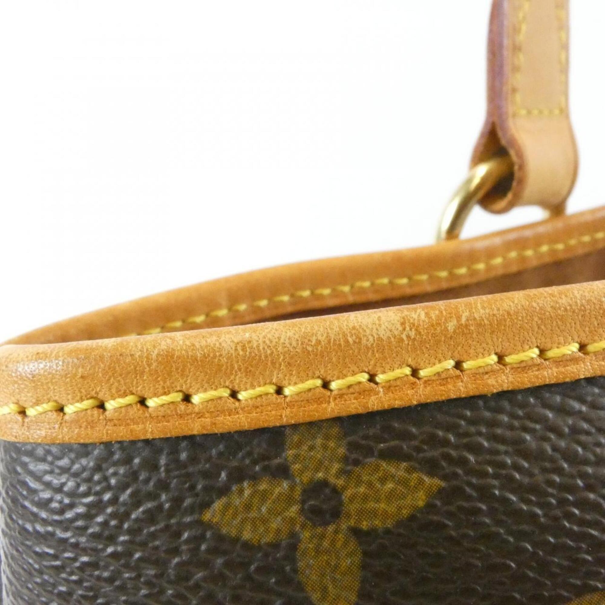 Louis Vuitton Monogram Marron Coated Canvas Handbag (Pre-Owned)