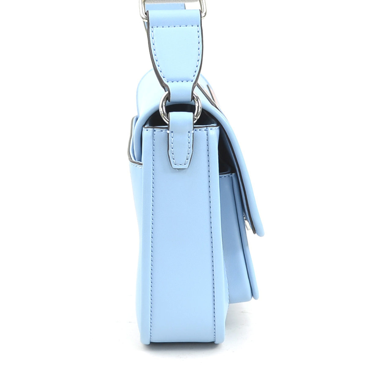 Michael Kors Light Blue Leather Shoulder Bag (Pre-Owned)