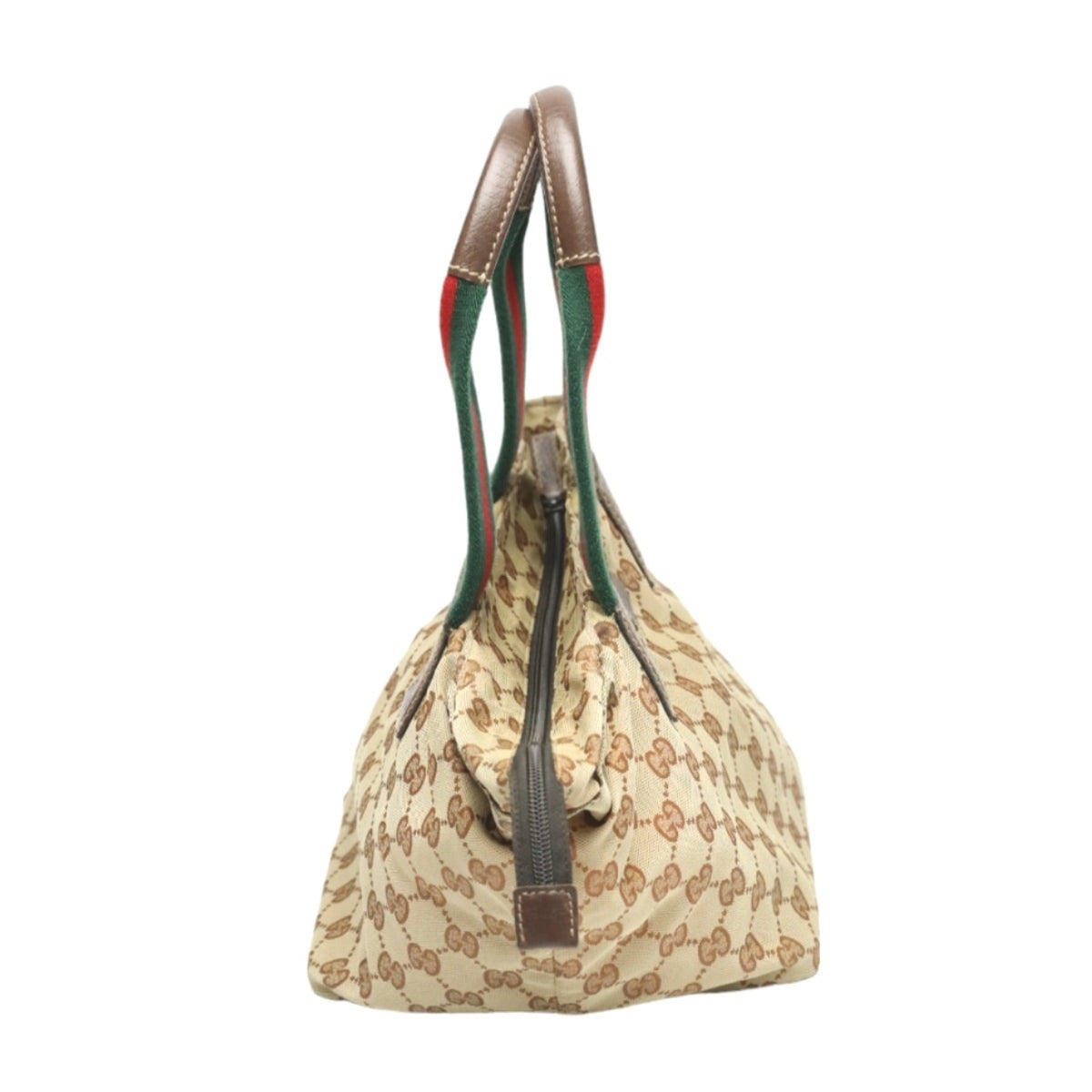Gucci Gg Canvas Beige Gg Canvas Handbag Tote Bag (Pre-Owned)