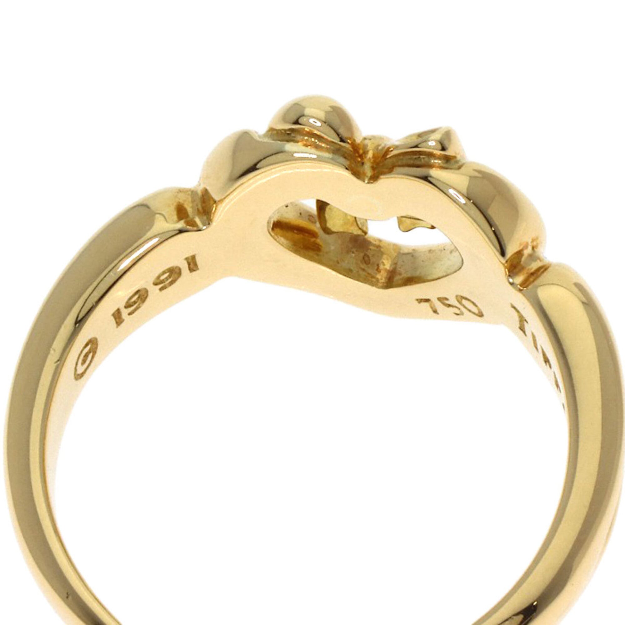 Tiffany Heart Yellow Gold (18K) Band Ring (Pre-Owned)
