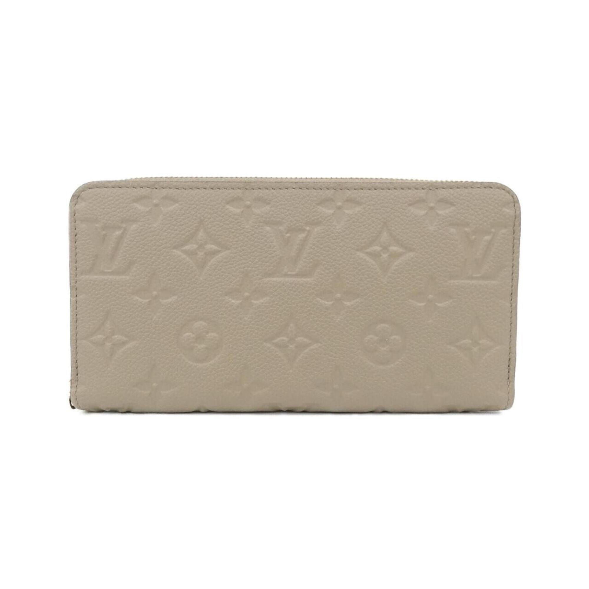 Louis Vuitton Tourterelle Leather Long Wallet (Bi-Fold) (Pre-Owned)