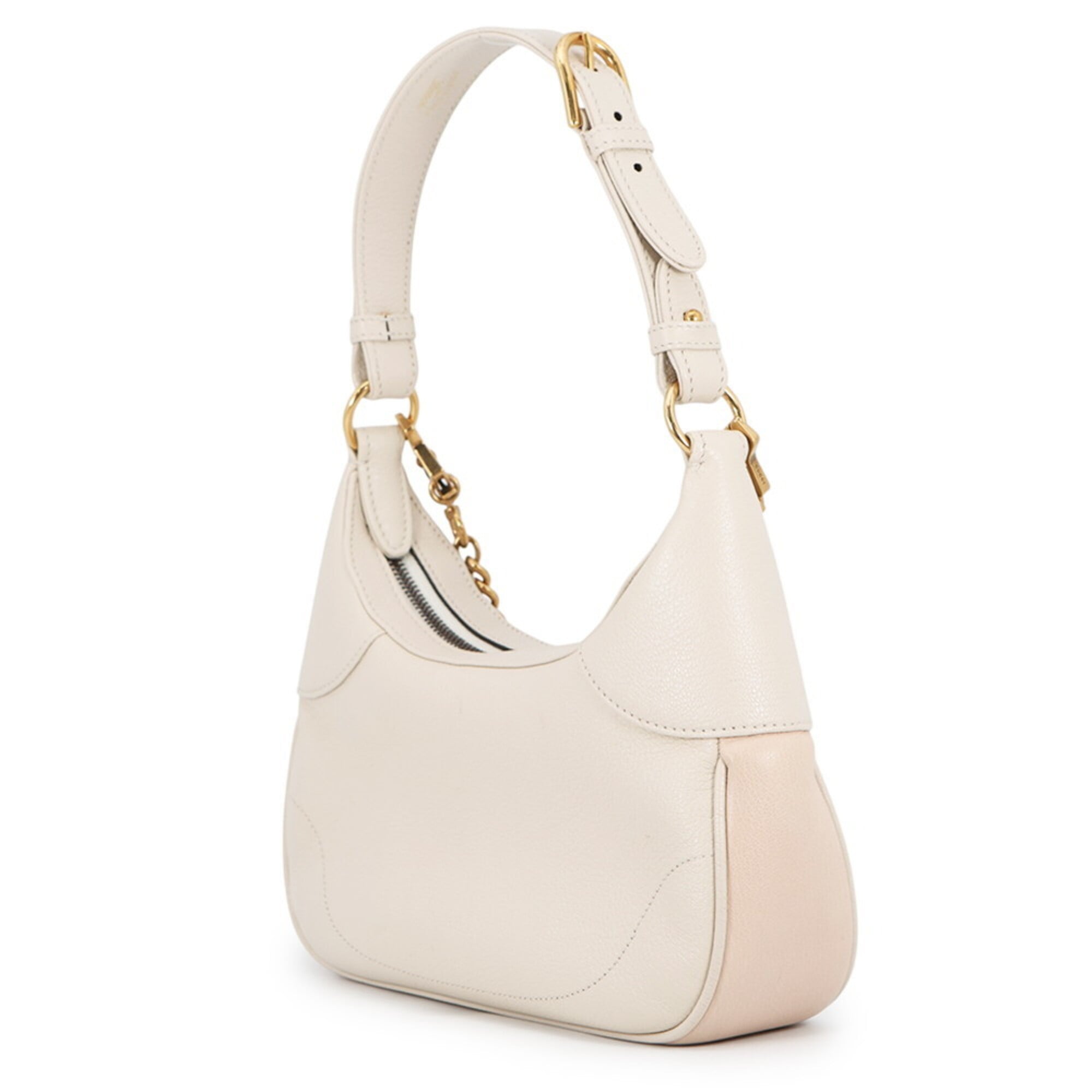 Gucci White Leather Handbag Shoulder Bag (Pre-Owned)