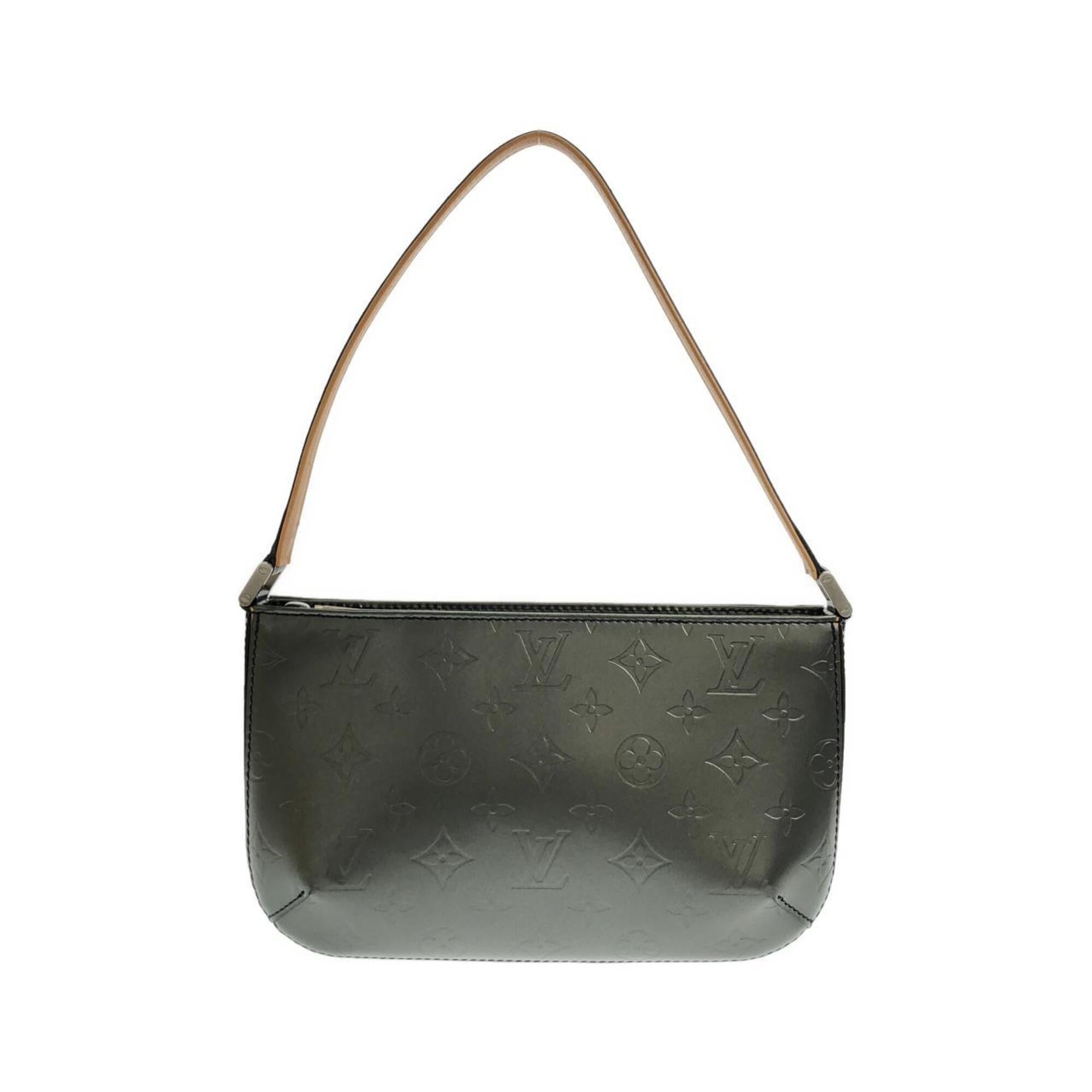 Louis Vuitton Monogram Mat Black Shoulder Bag (Pre-Owned)