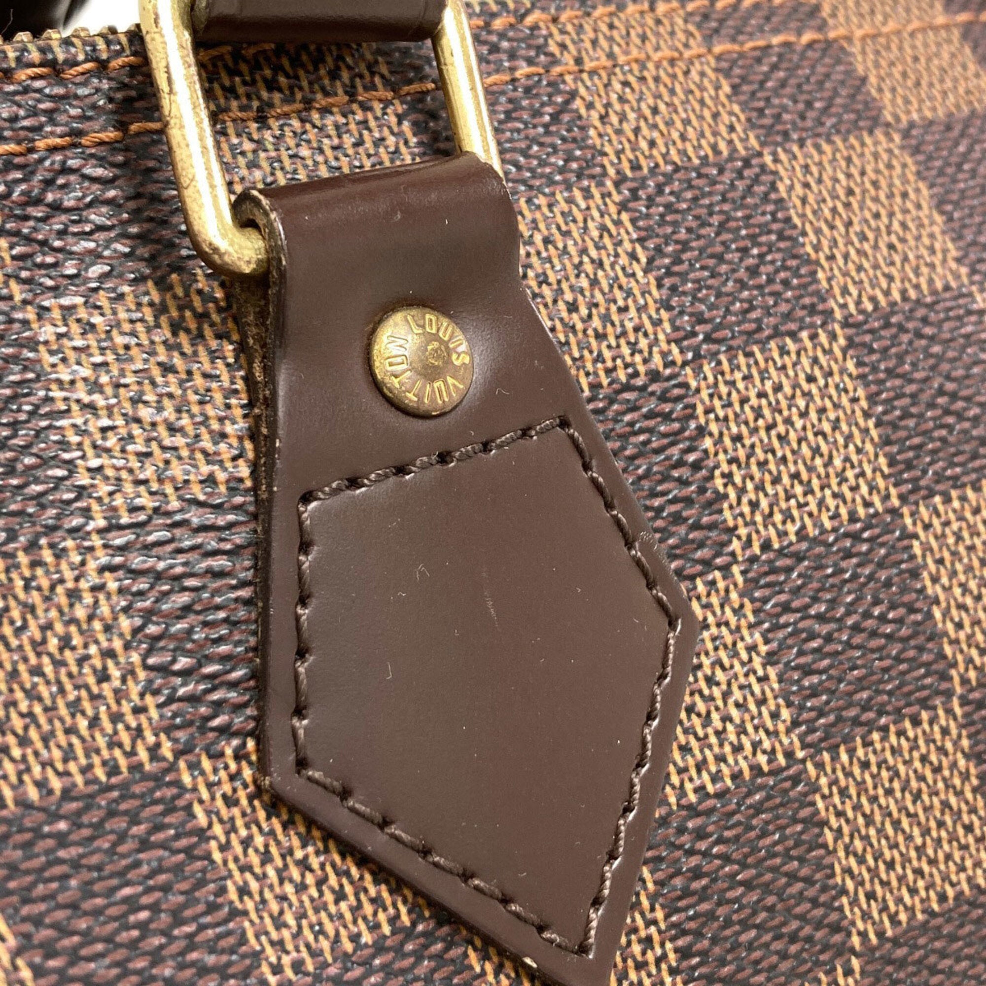 Louis Vuitton Damier Canvas Ebene Damier Canvas Handbag (Pre-Owned)