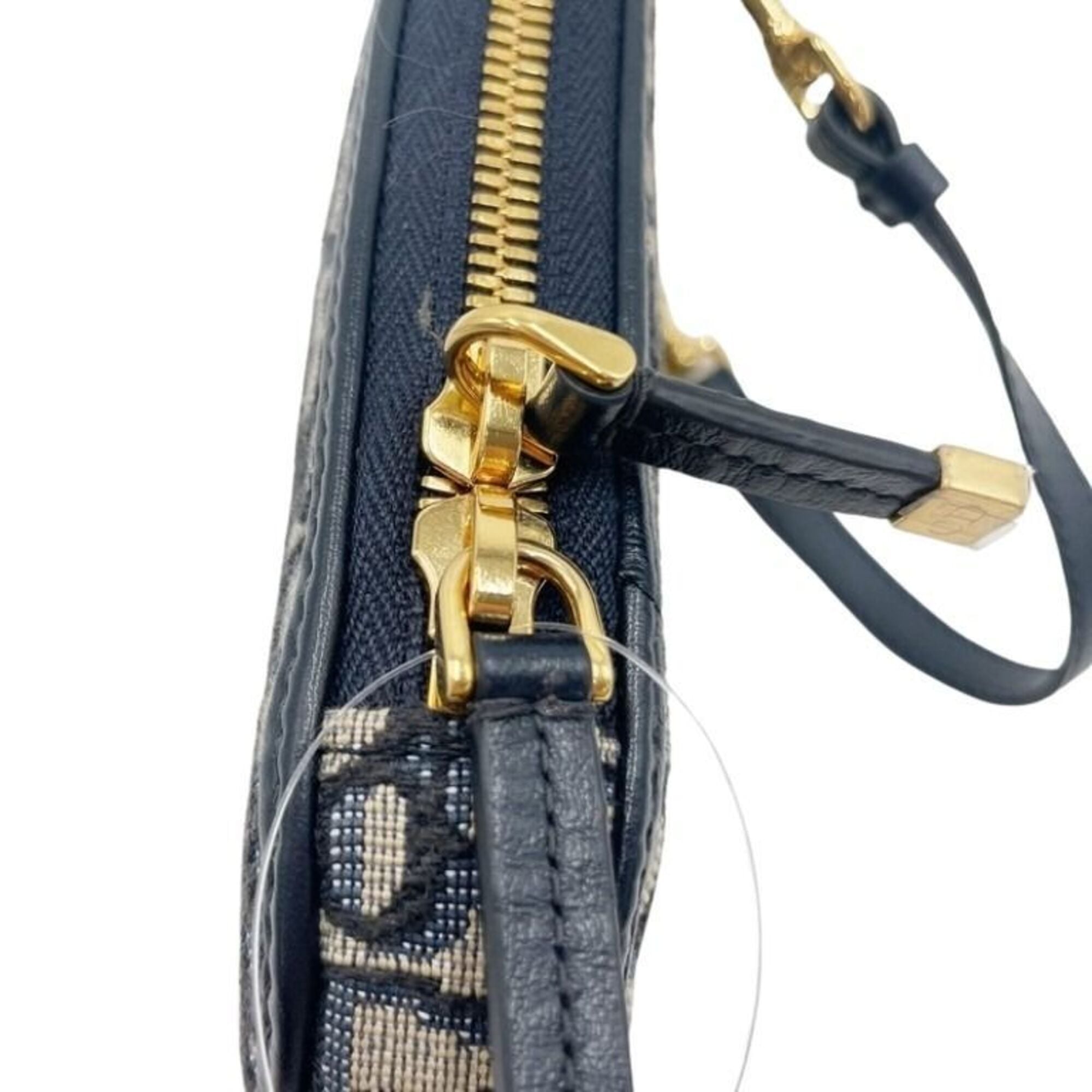 Christian Dior Blue Trotter Pochette Pouch Shoulder Bag (Pre-Owned)