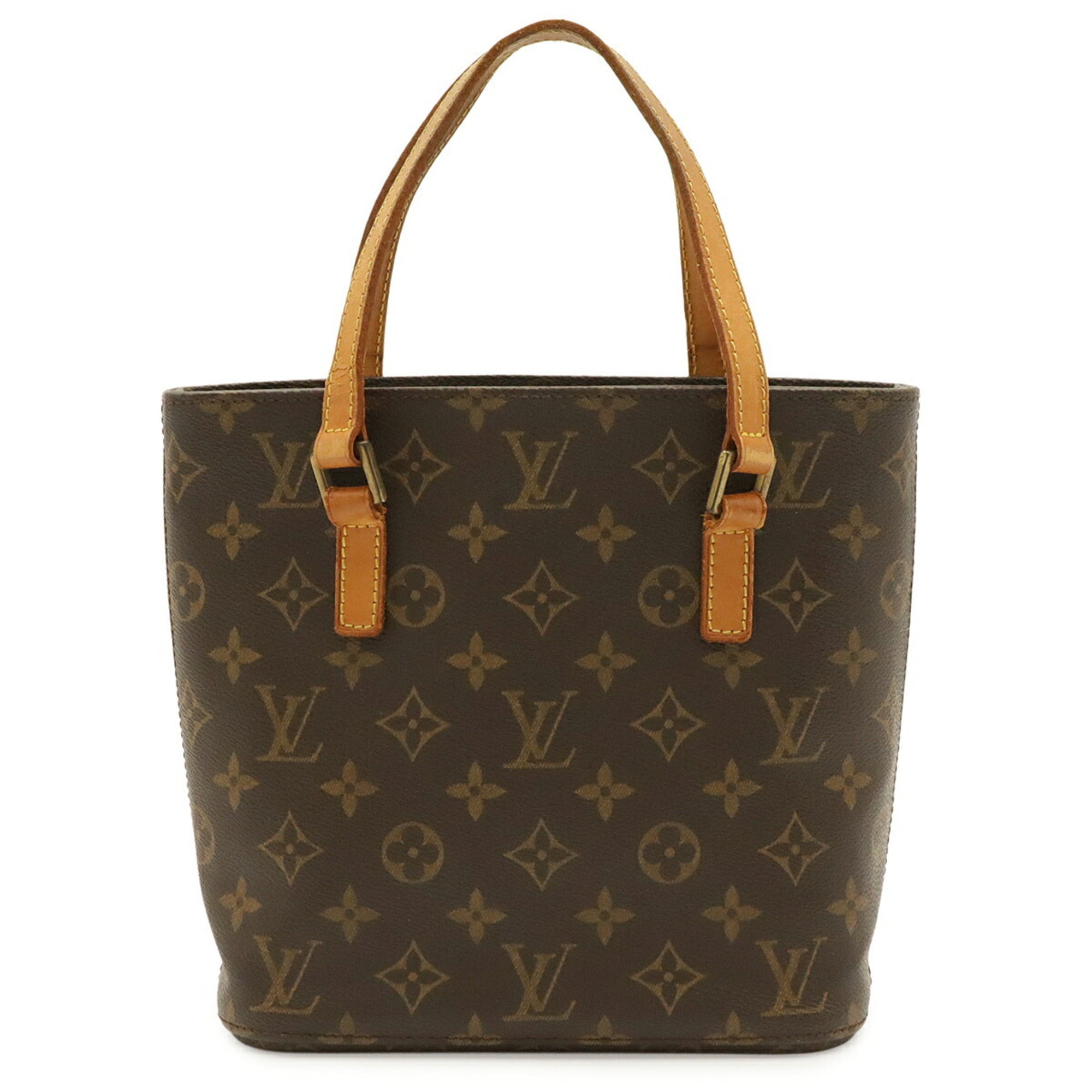 Louis Vuitton Brown Monogram Canvas Handbag Tote Bag (Pre-Owned)