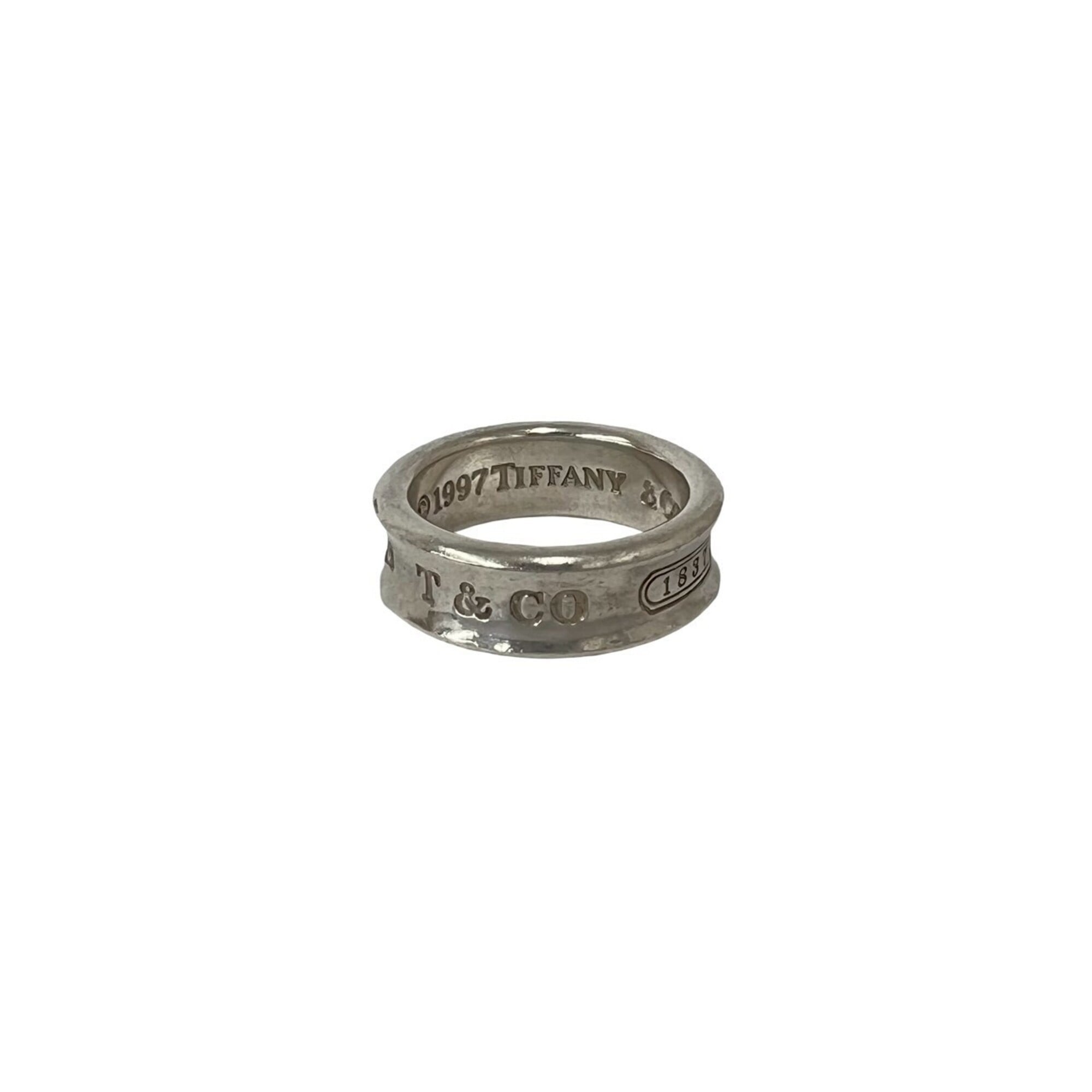 Tiffany Silver Silver 925 Band Ring (Pre-Owned)