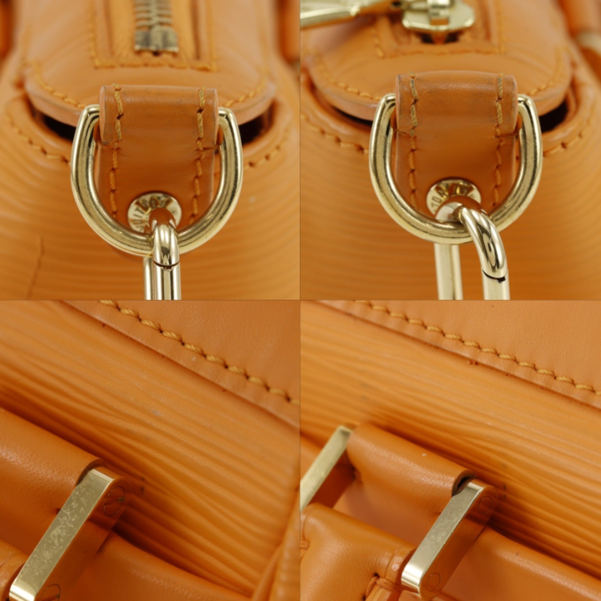 Louis Vuitton Mandarin Orange Epi Leather Handbag (Pre-Owned)