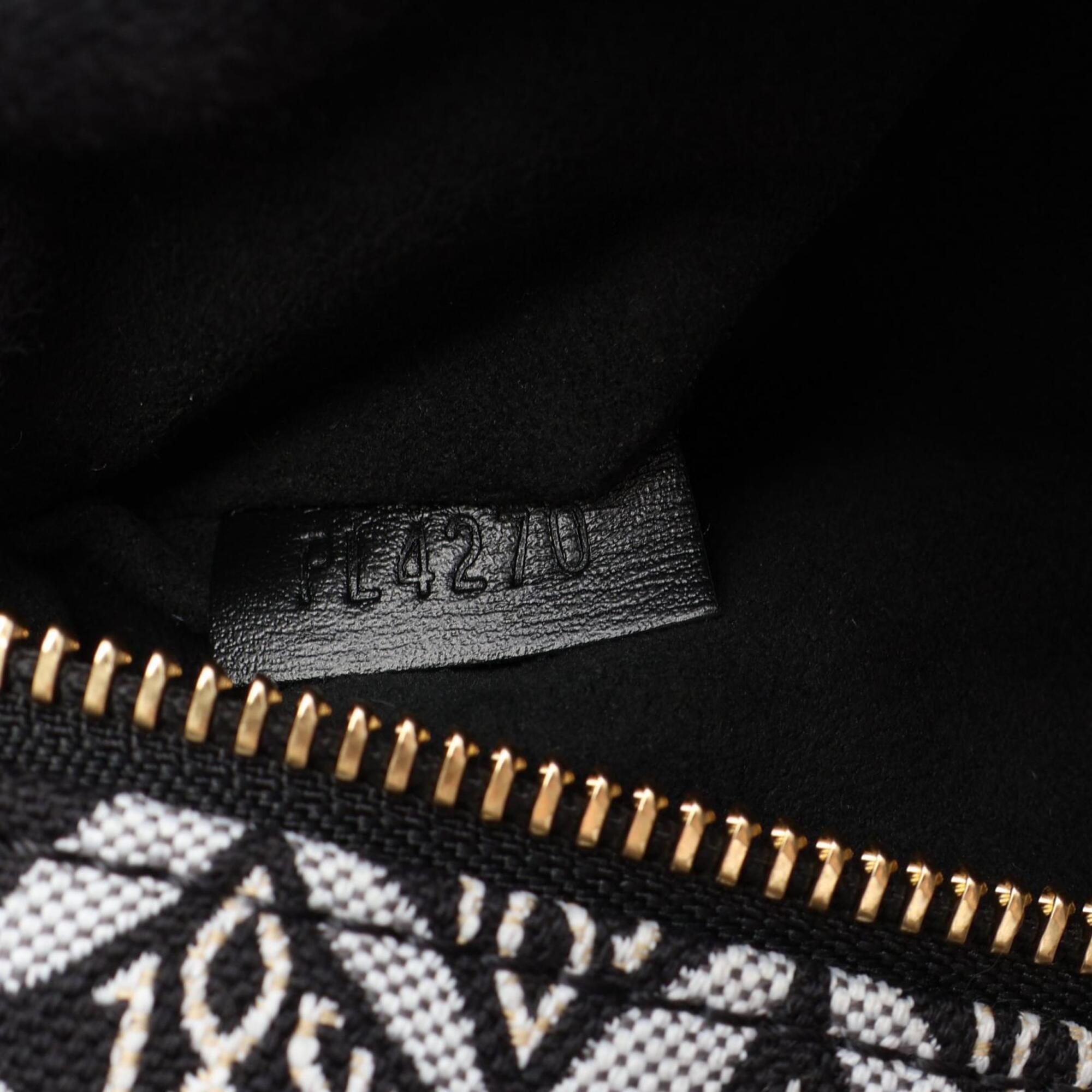 Louis Vuitton Black Monogram Multi-Color Canvas Handbag Pochette (Pre-Owned)