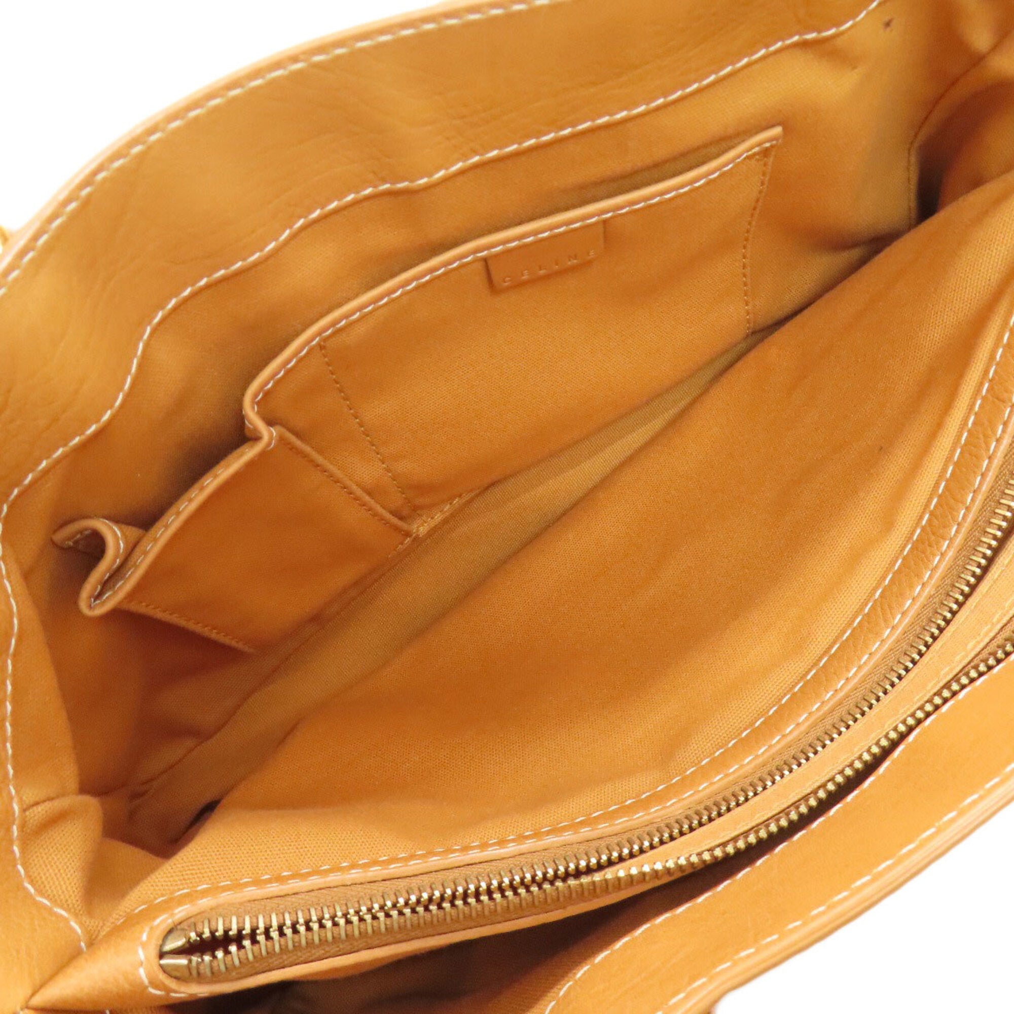Celine Camel Leather Handbag (Pre-Owned)