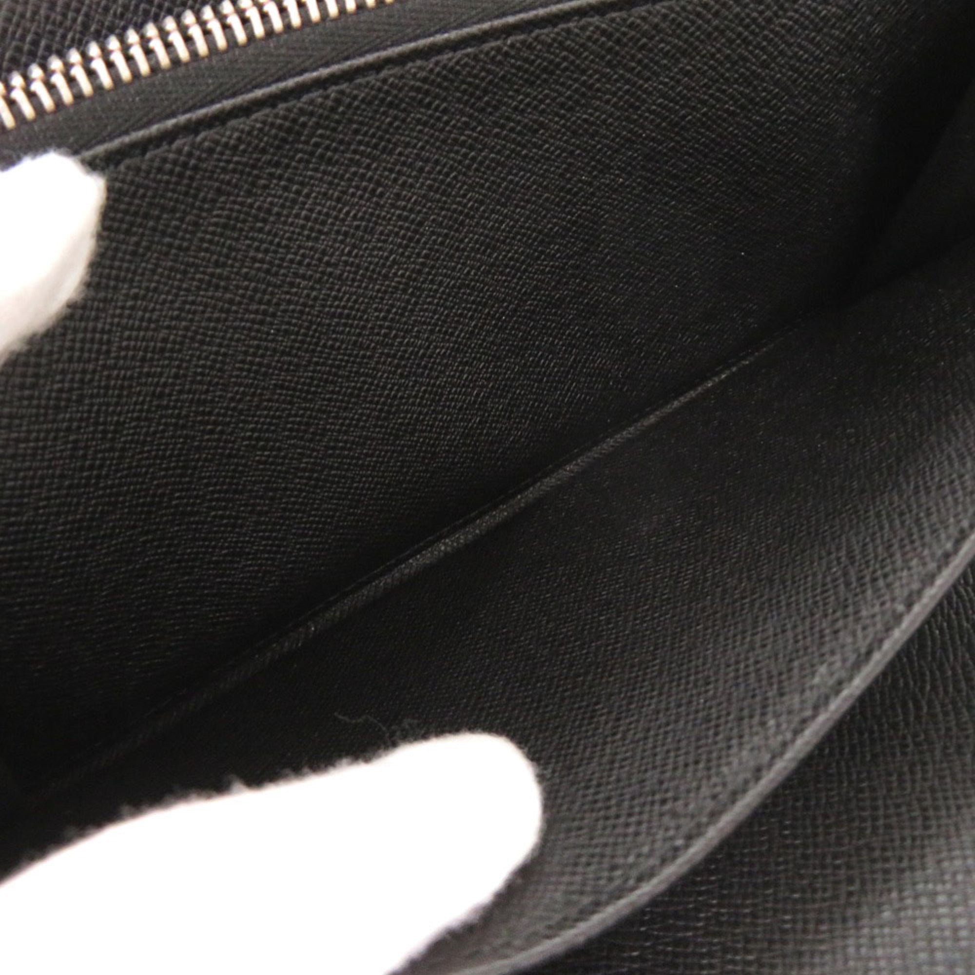 Louis Vuitton Black Noir Epi Leather Long Wallet (Bi-Fold) (Pre-Owned)