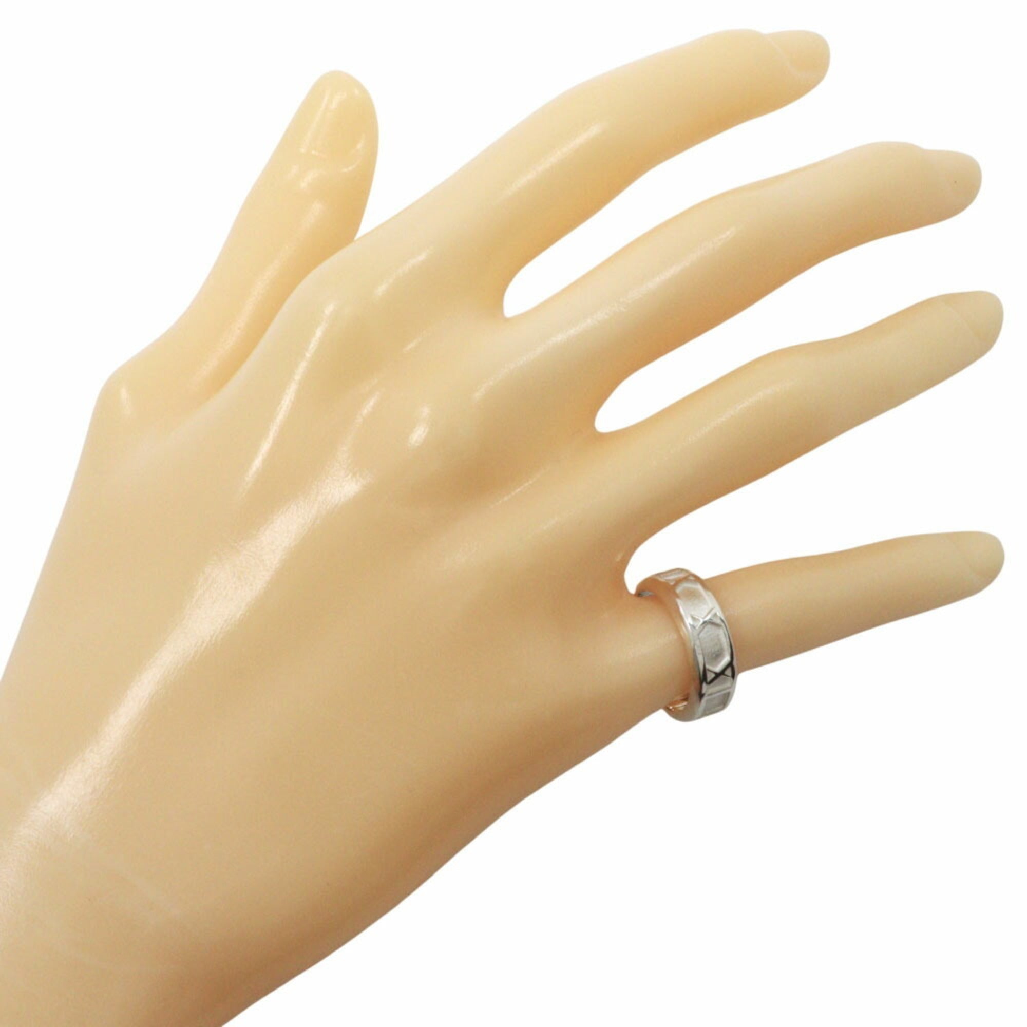 Tiffany Atlas Silver 925 Band Ring (Pre-Owned)