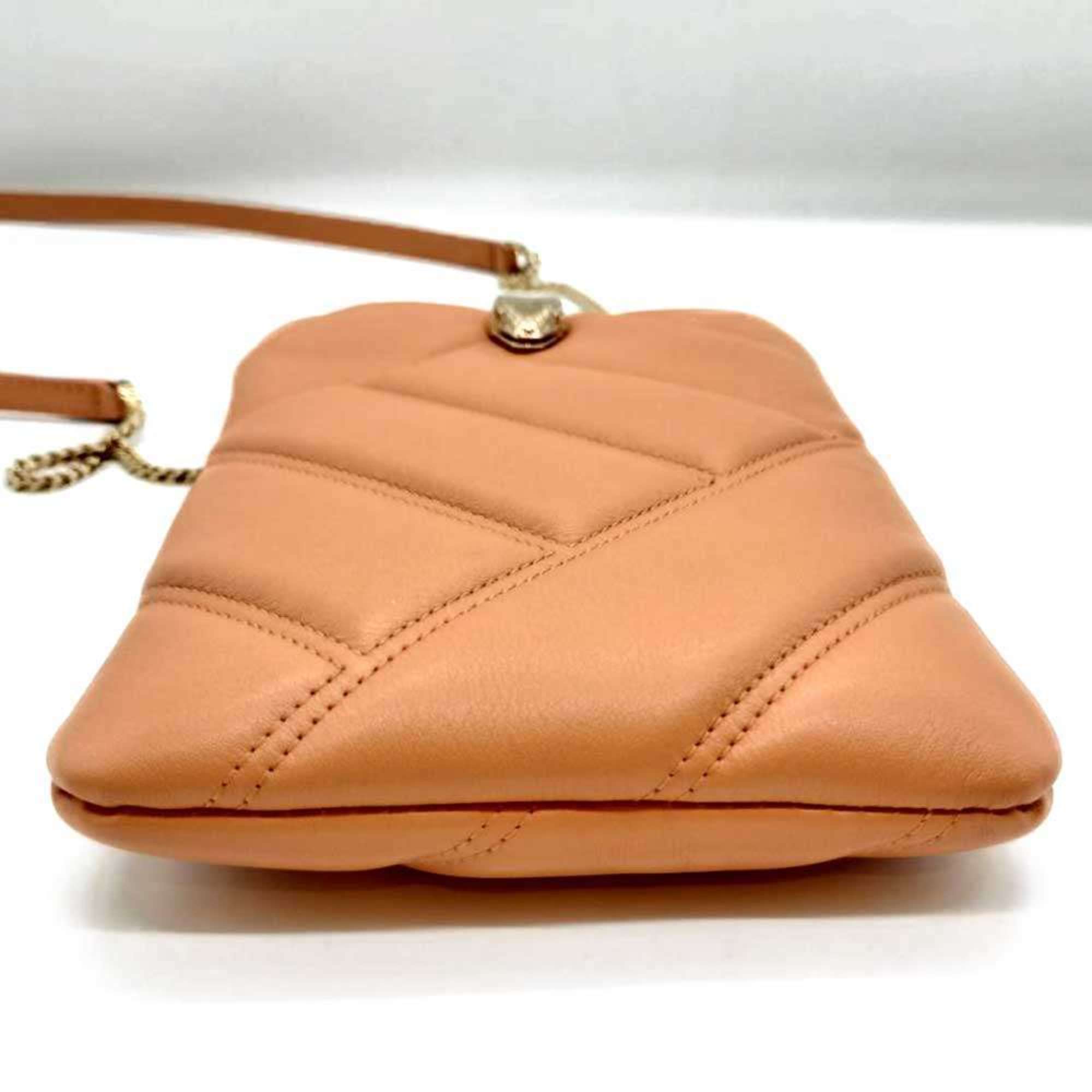 Bvlgari Orange Leather Shoulder Bag (Pre-Owned)
