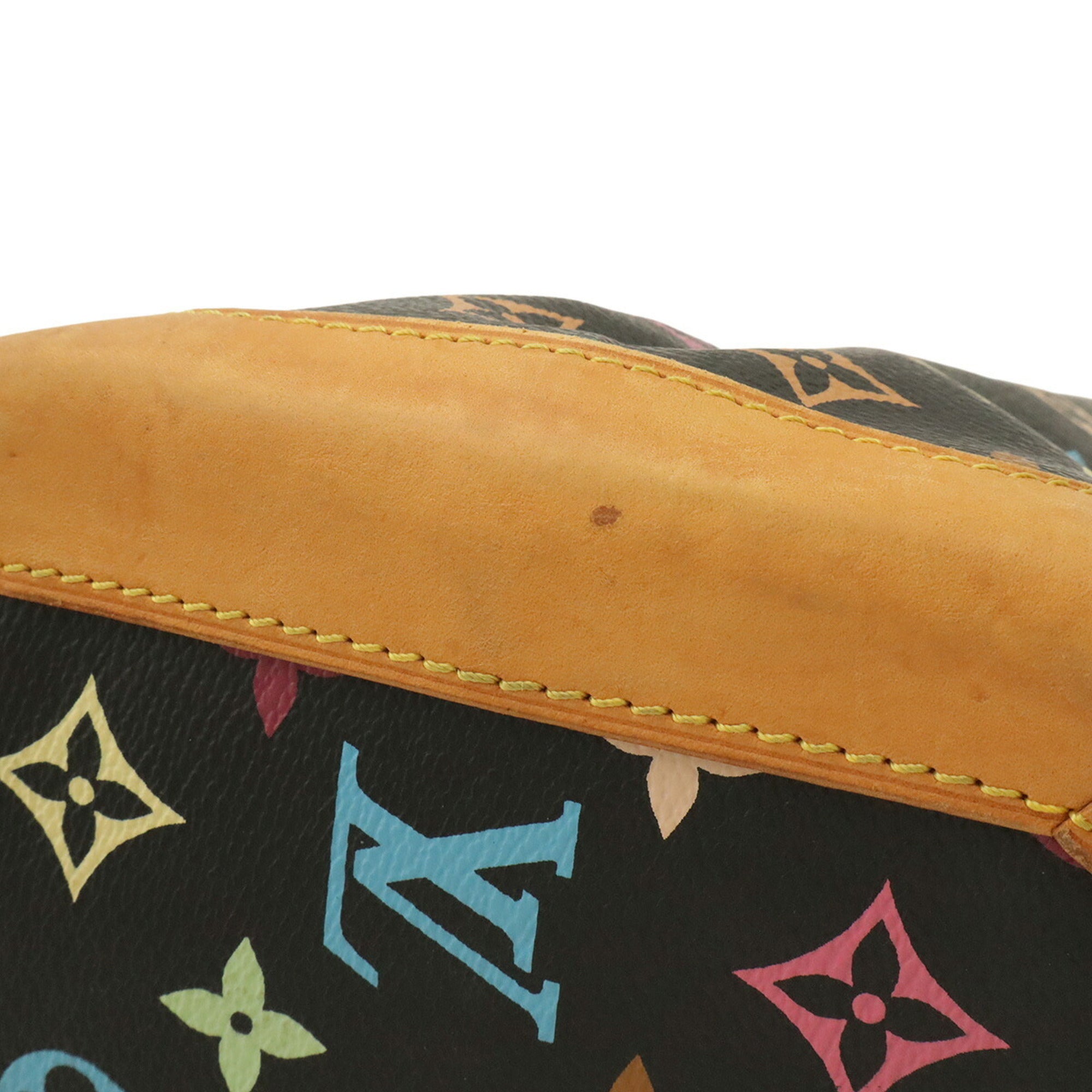 Louis Vuitton Black Monogram Multi-Color Noir Monogram Multicolore Handbag (Pre-Owned)