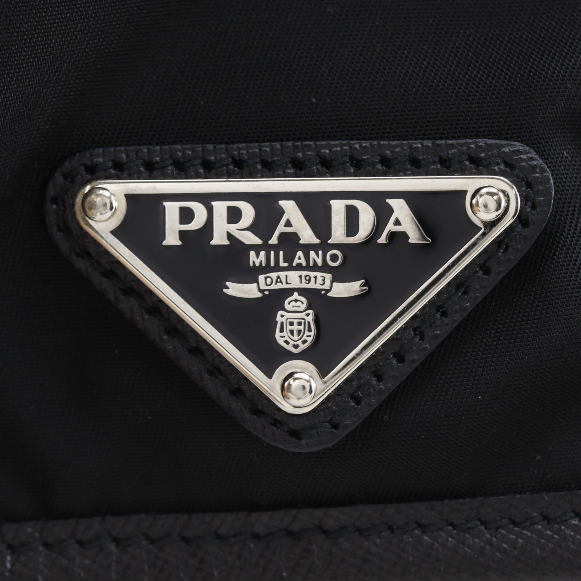 Prada Black Nero Nylon Pouch (Pre-Owned)
