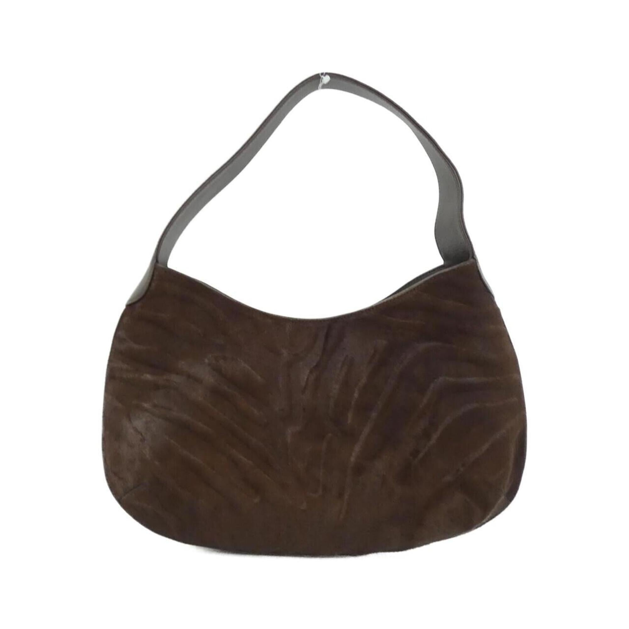Cartier Brown Pink Leather Shoulder Bag (Pre-Owned)