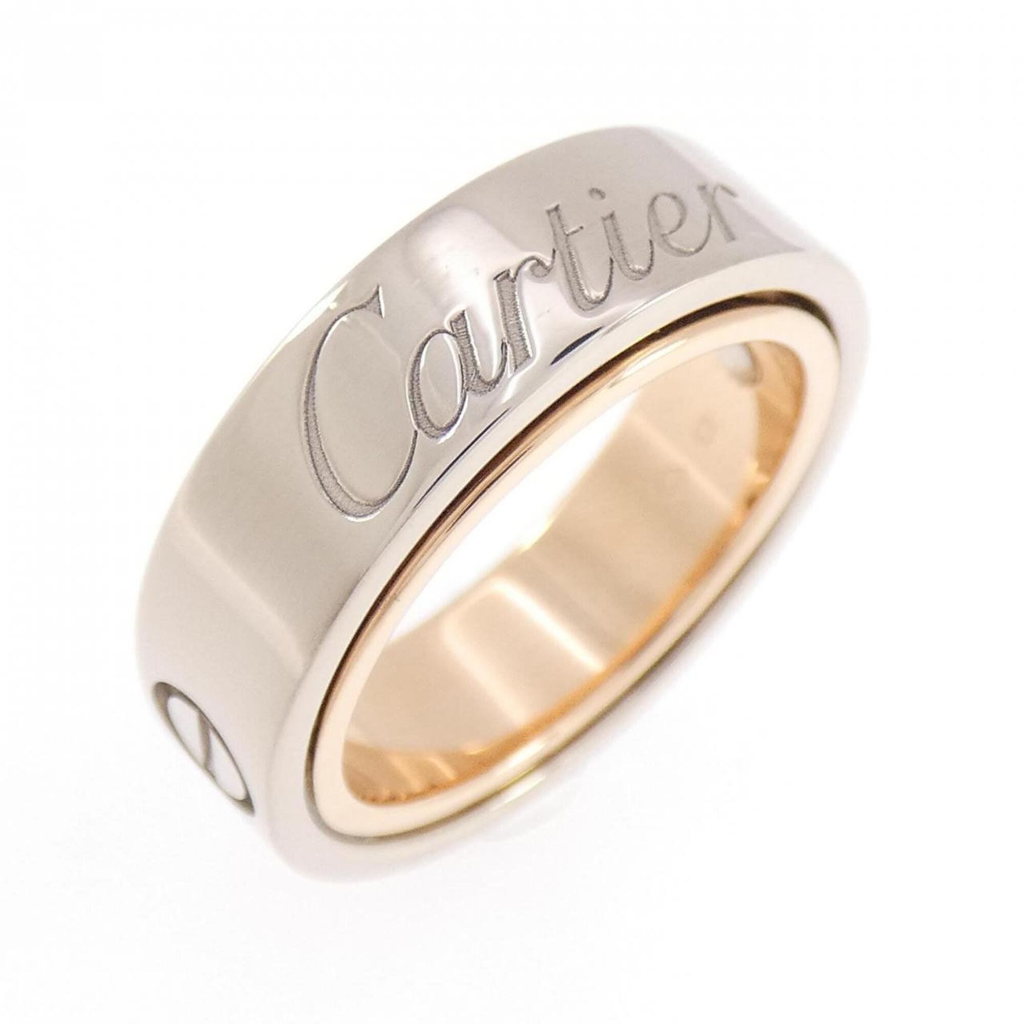 Cartier Pink Gold (18K) White Gold (18K) Band Ring (Pre-Owned)