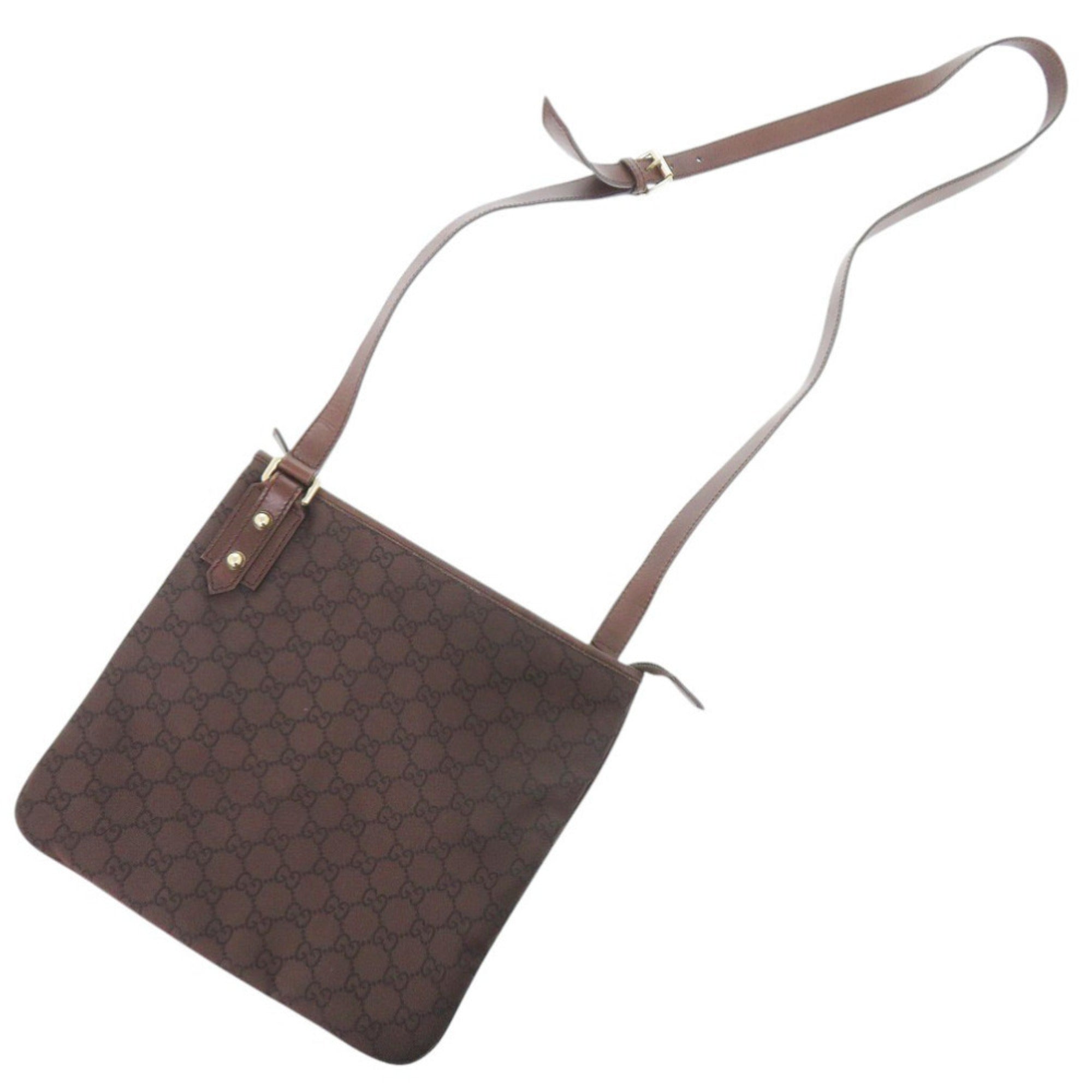 Gucci Brown Gg Supreme Shoulder Bag (Pre-Owned)