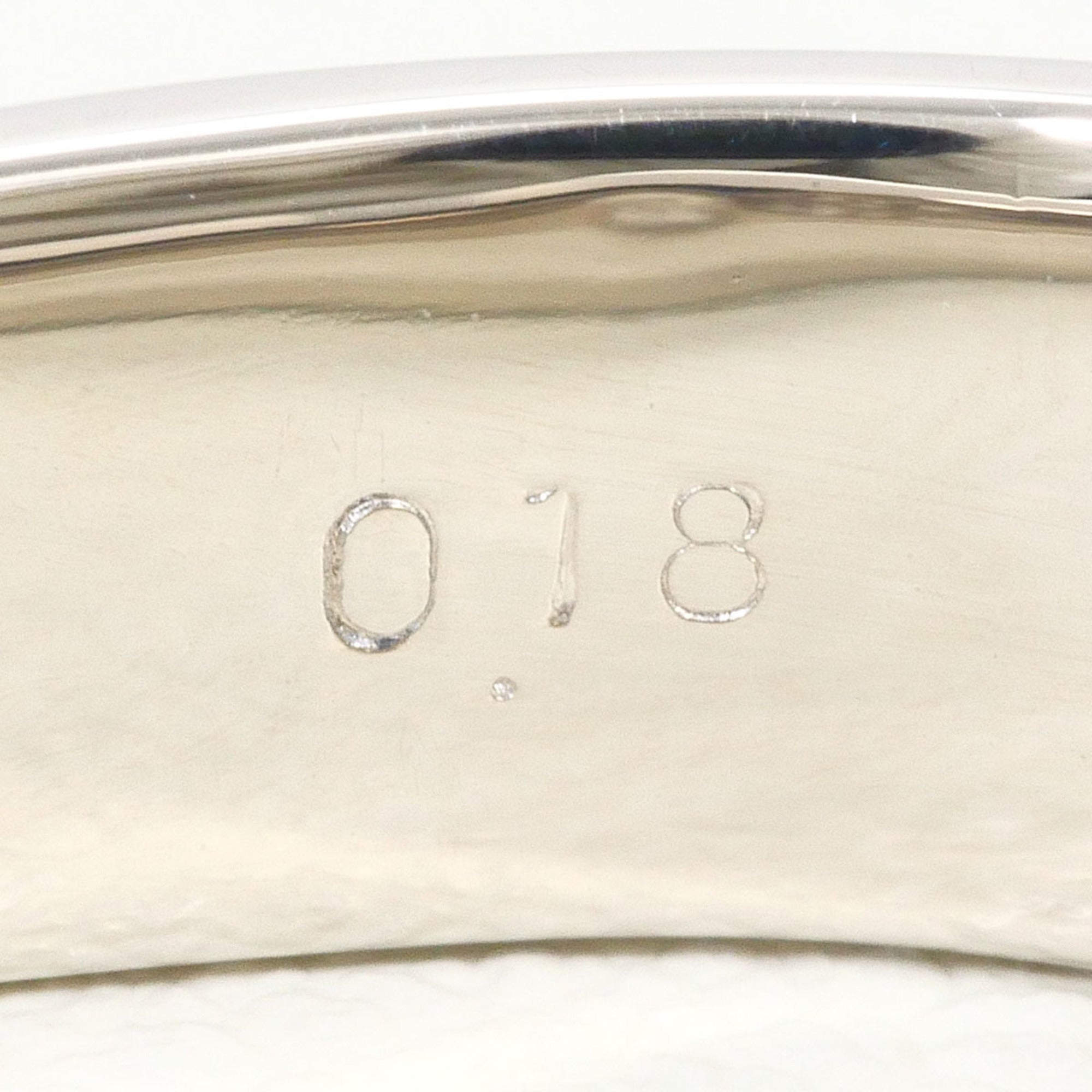 Unbranded Green Platinum Platinum 900 Band Ring (Pre-Owned)